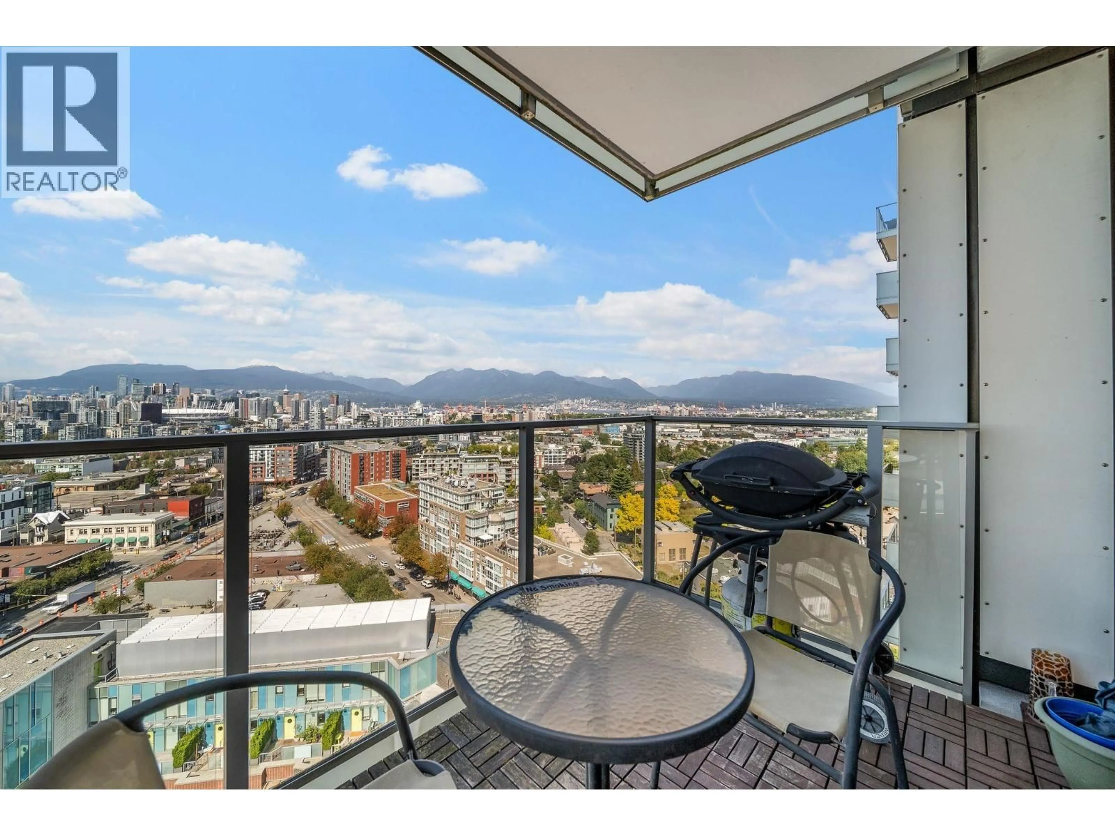 Balcony in the apartment, mountain view for 1911 - 285 10TH AVENUE, Vancouver British Columbia V5T0H6