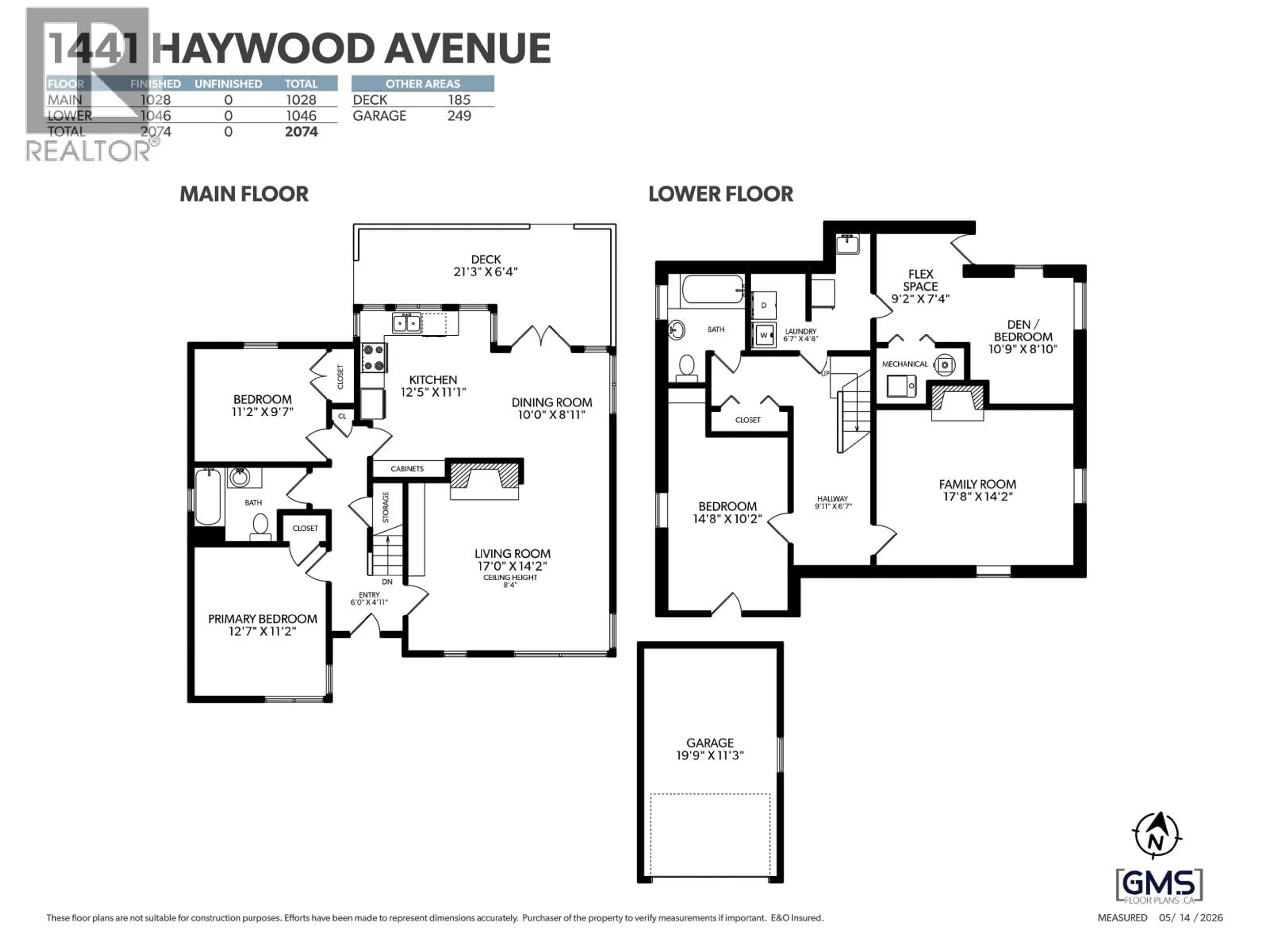 Floor plan for 1441 HAYWOOD AVENUE, West Vancouver British Columbia V7T1V5