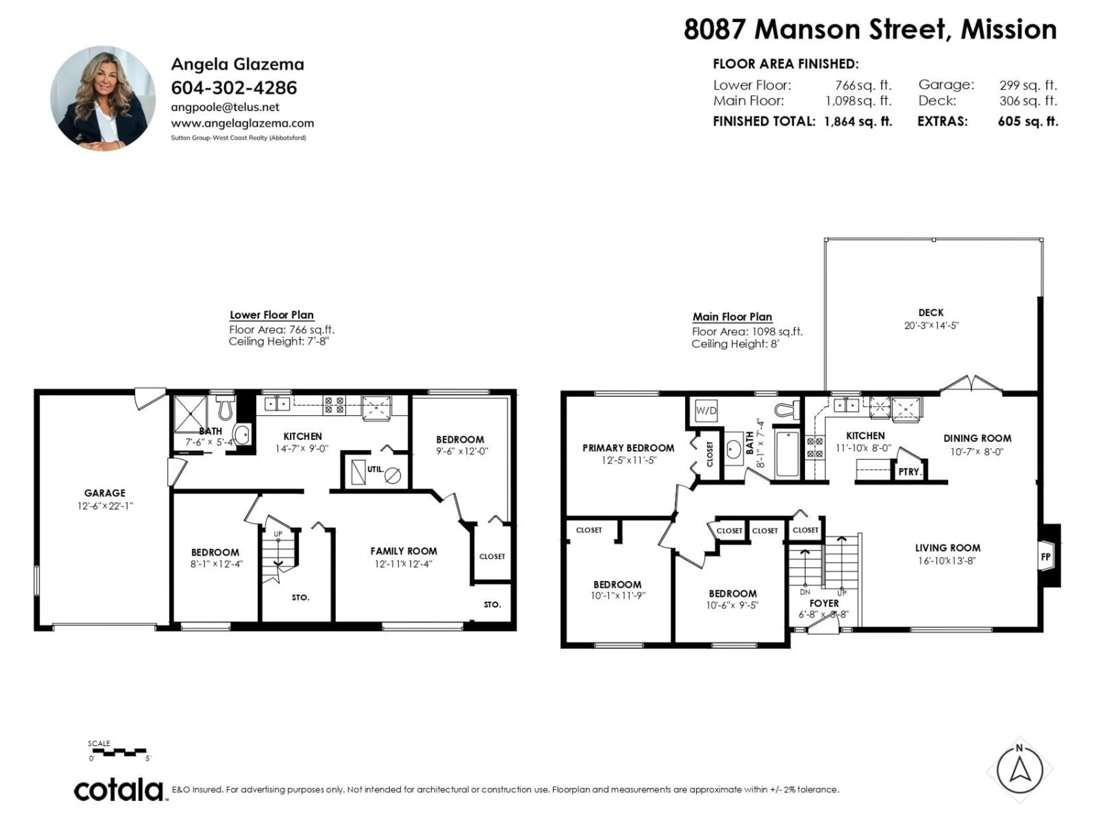 Floor plan for 8087 MANSON STREET, Mission British Columbia V2V6P7