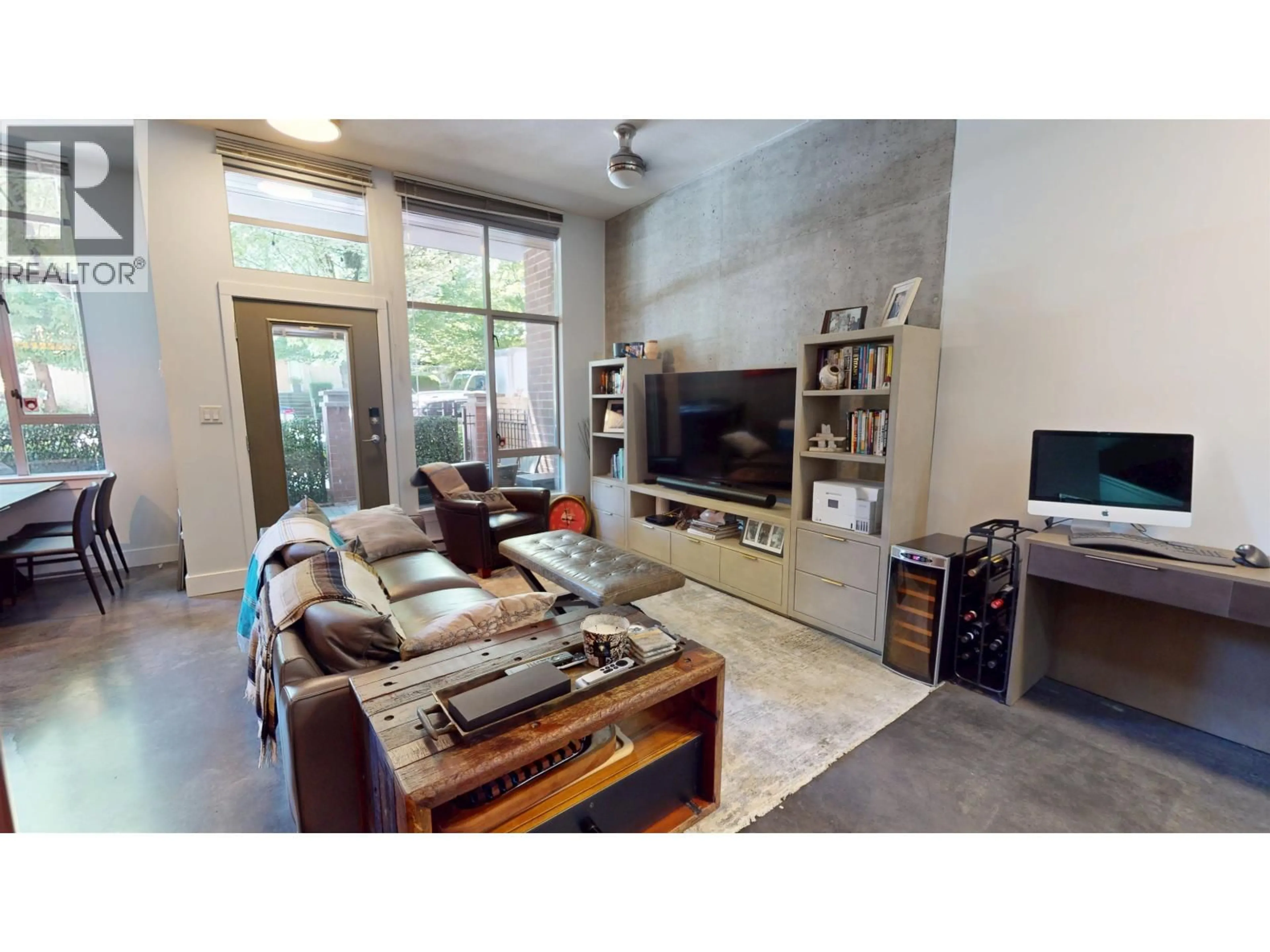 Living room with furniture, cement floor for 357 11TH AVENUE, Vancouver British Columbia V5T4W3
