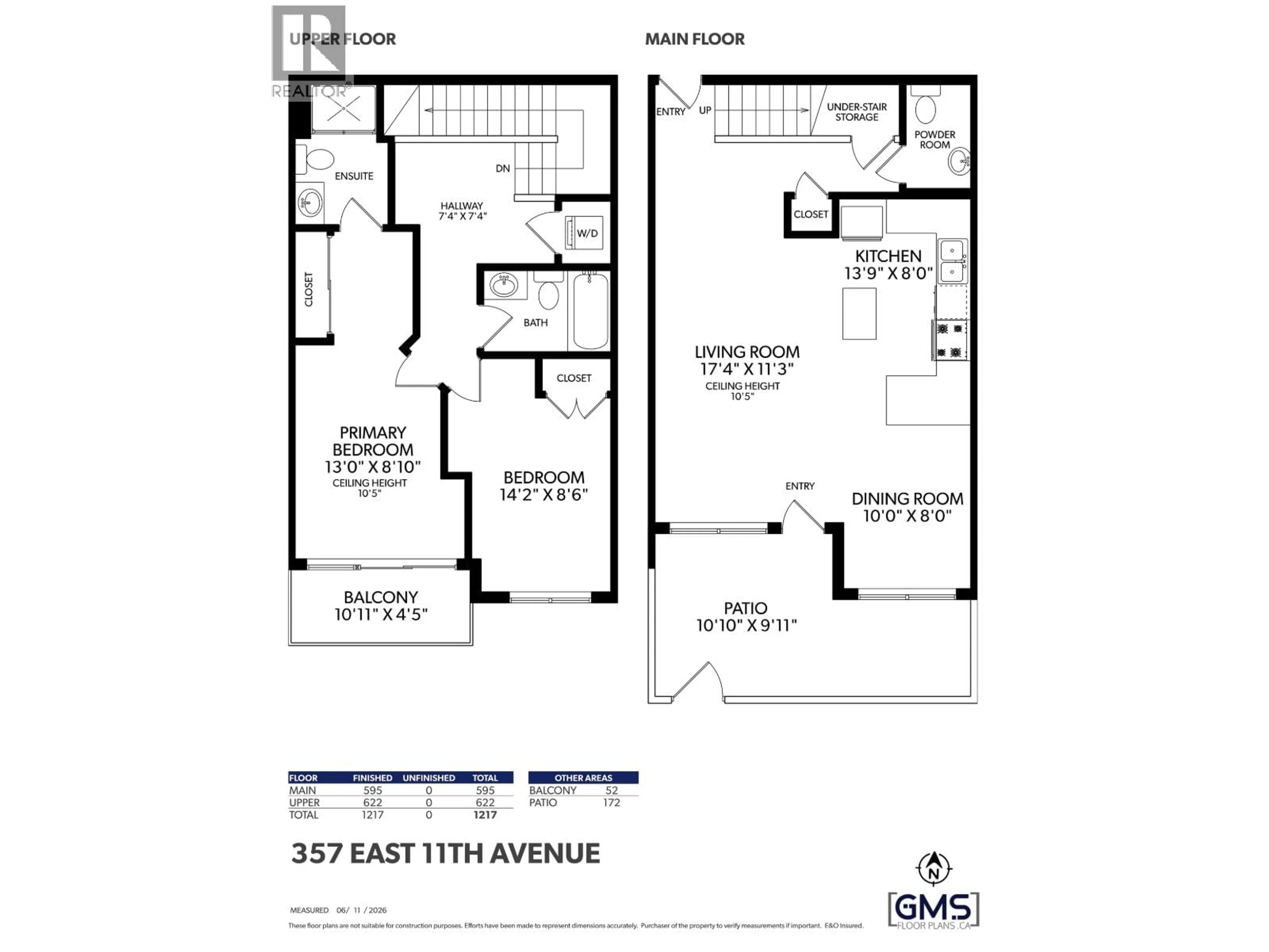 Floor plan for 357 11TH AVENUE, Vancouver British Columbia V5T4W3