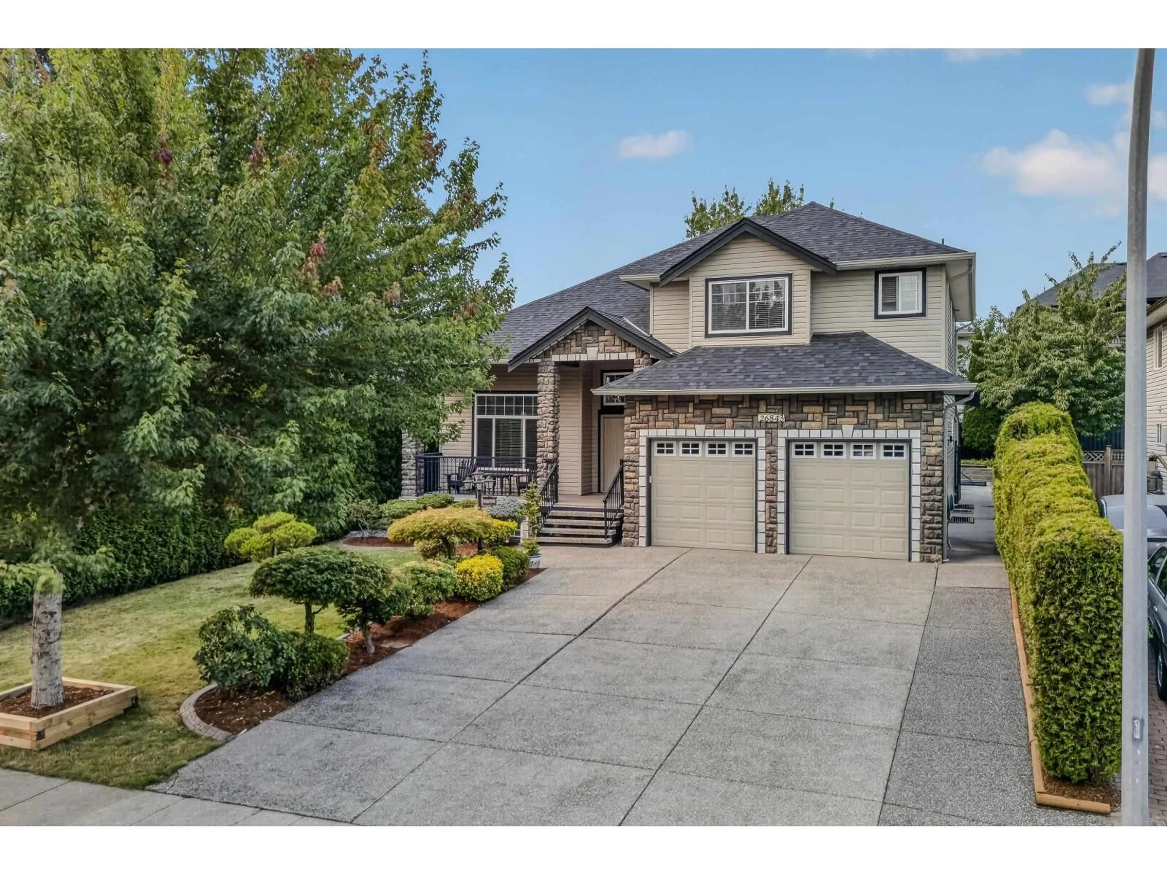 Home with vinyl exterior material, street for 26843 25A AVENUE, Langley British Columbia V4W4A2