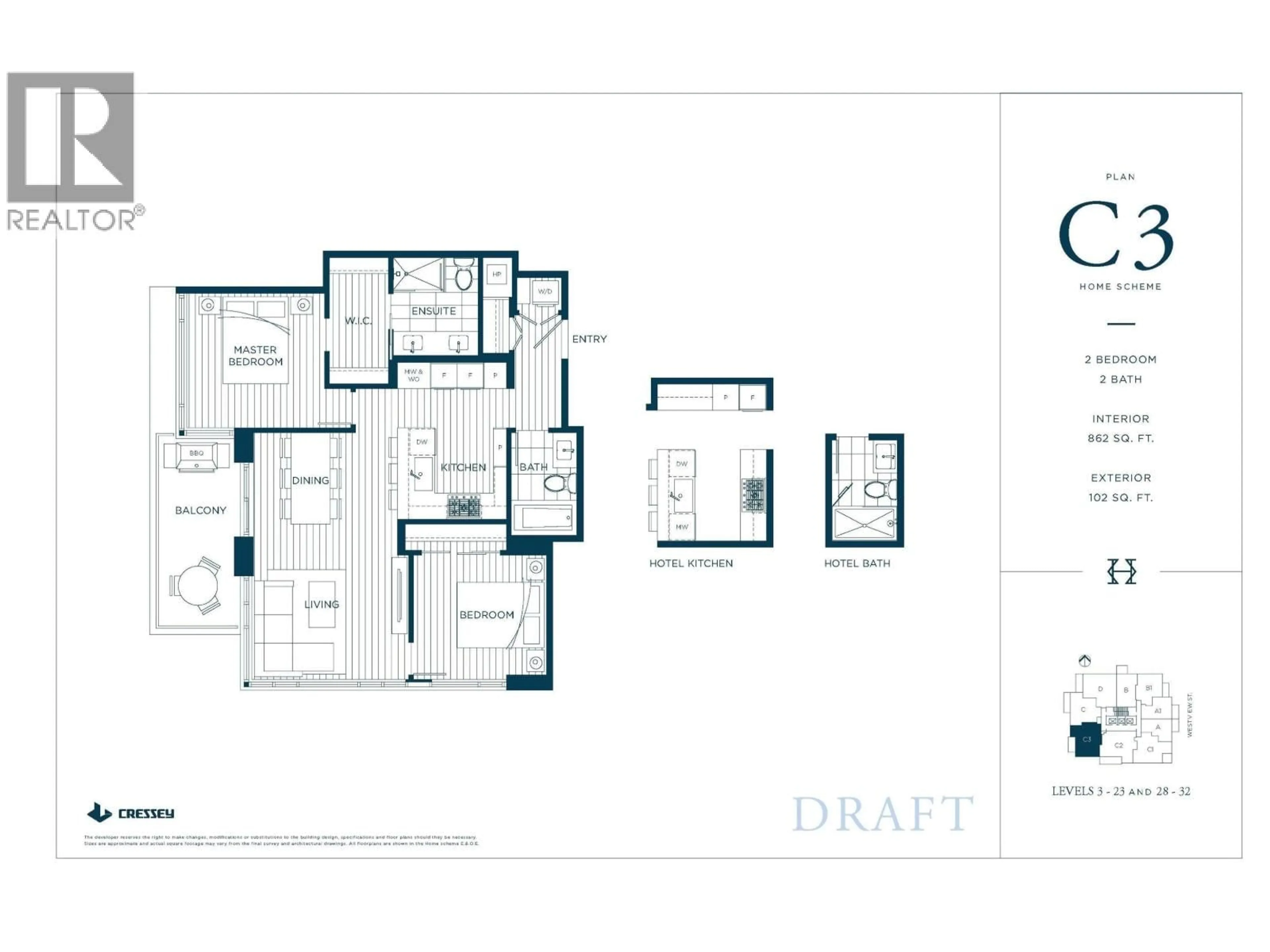 Floor plan for 3008 - 450 WESTVIEW STREET, Coquitlam British Columbia V3K6C3