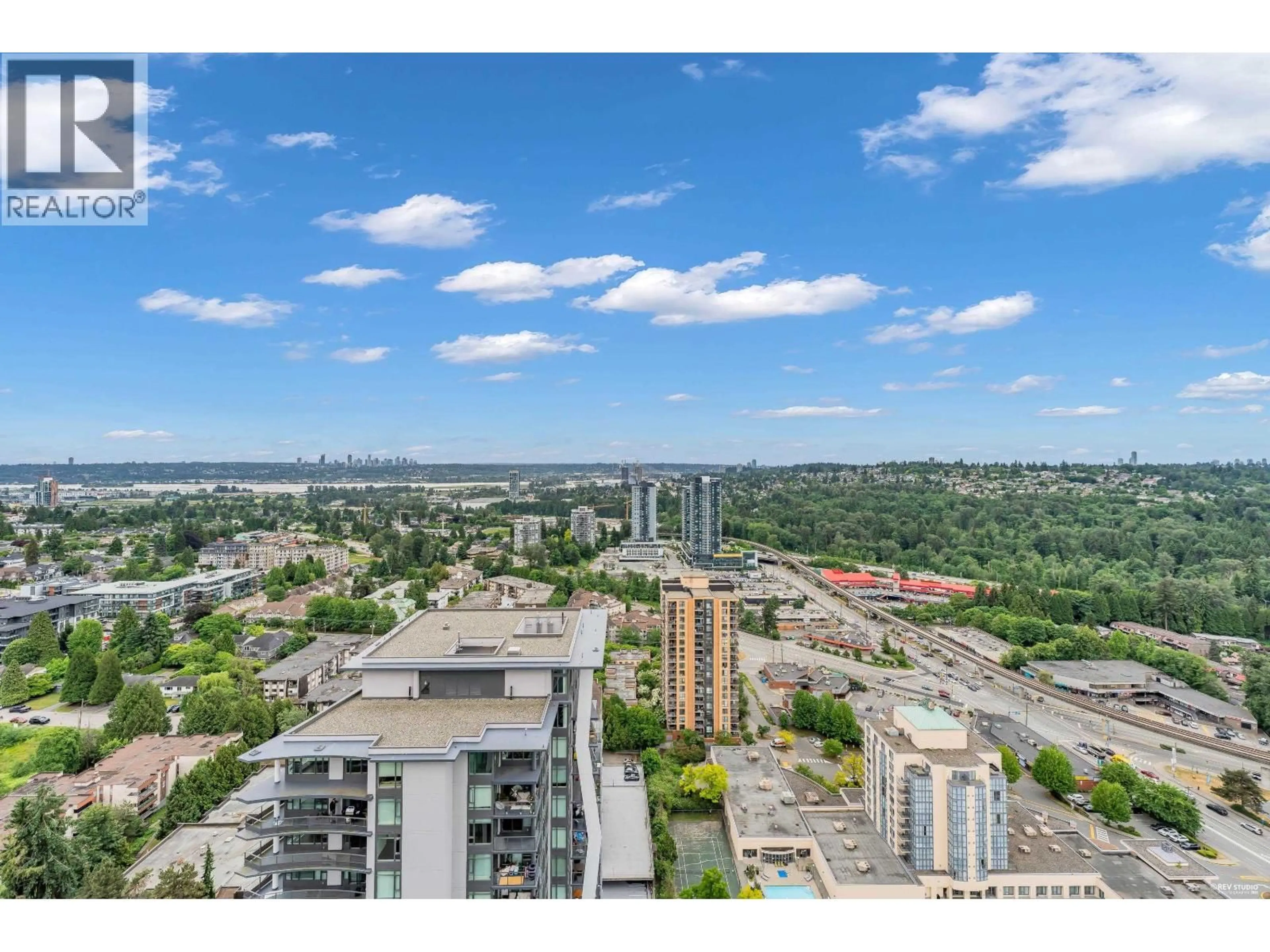 A pic from outside/outdoor area/front of a property/back of a property/a pic from drone, city buildings view from balcony for 3008 - 450 WESTVIEW STREET, Coquitlam British Columbia V3K6C3