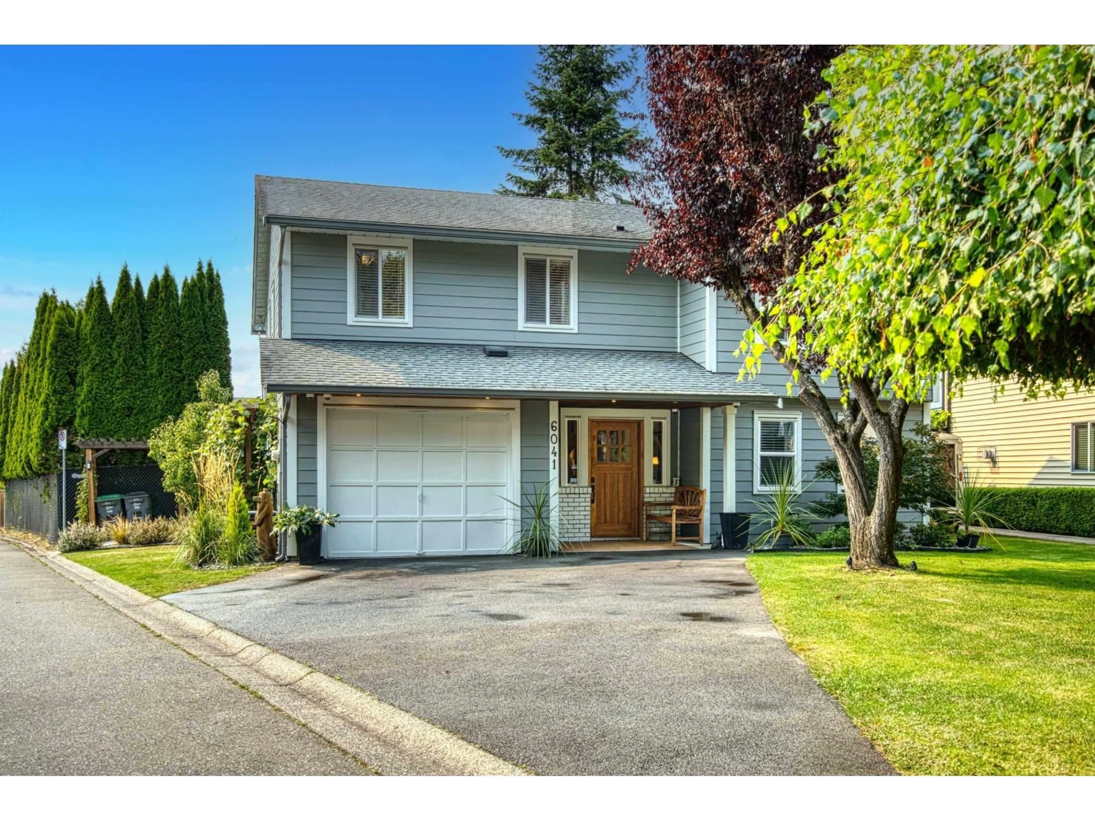 Home with vinyl exterior material, street for 6041 183A STREET, Surrey British Columbia V3S6L8