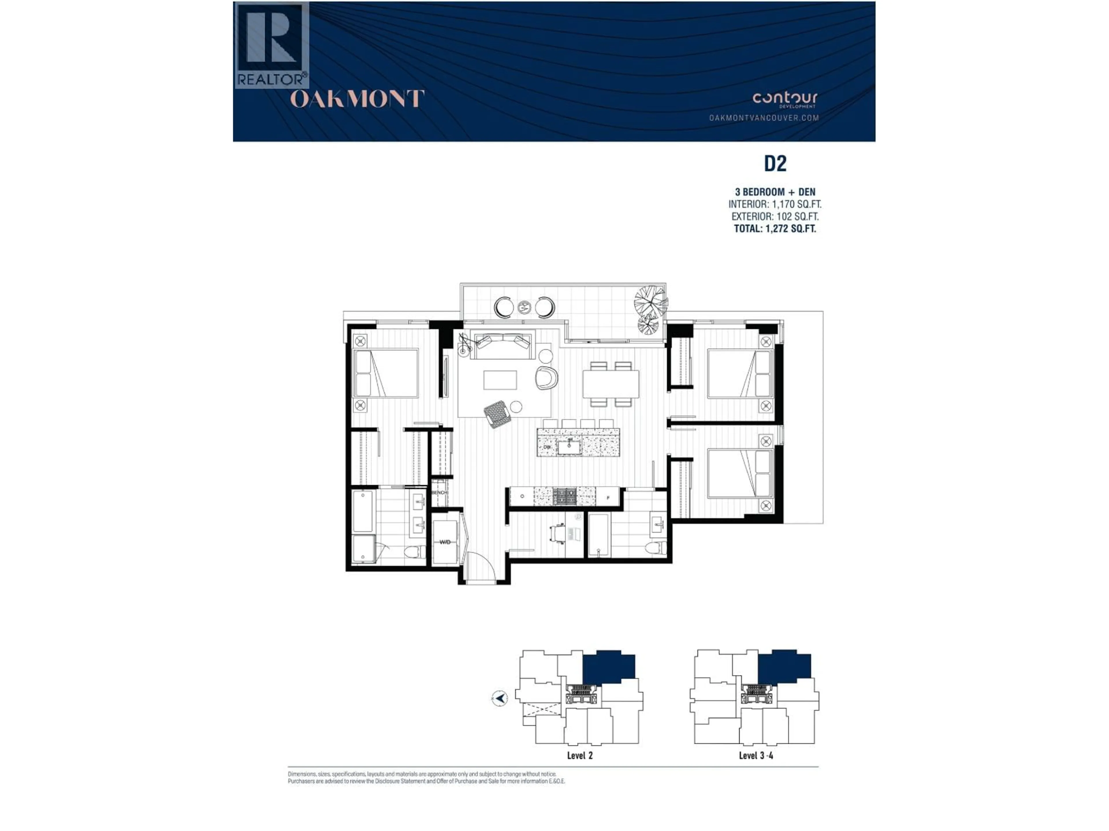 Floor plan for 201 - 8486 OAK STREET, Vancouver British Columbia V6P4B1