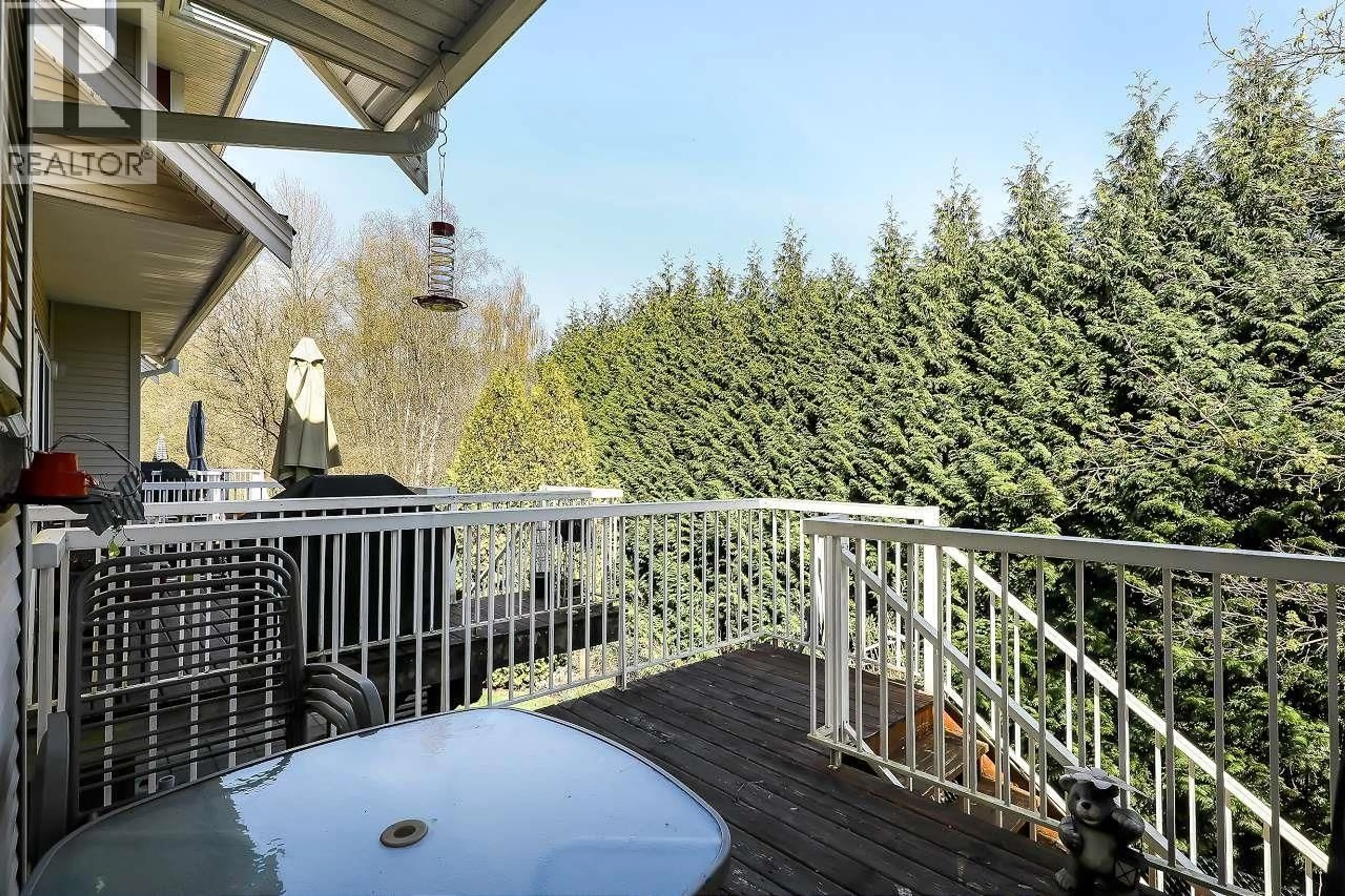 Patio, forest/trees view for 14 - 1108 RIVERSIDE CLOSE, Port Coquitlam British Columbia V3B8C2