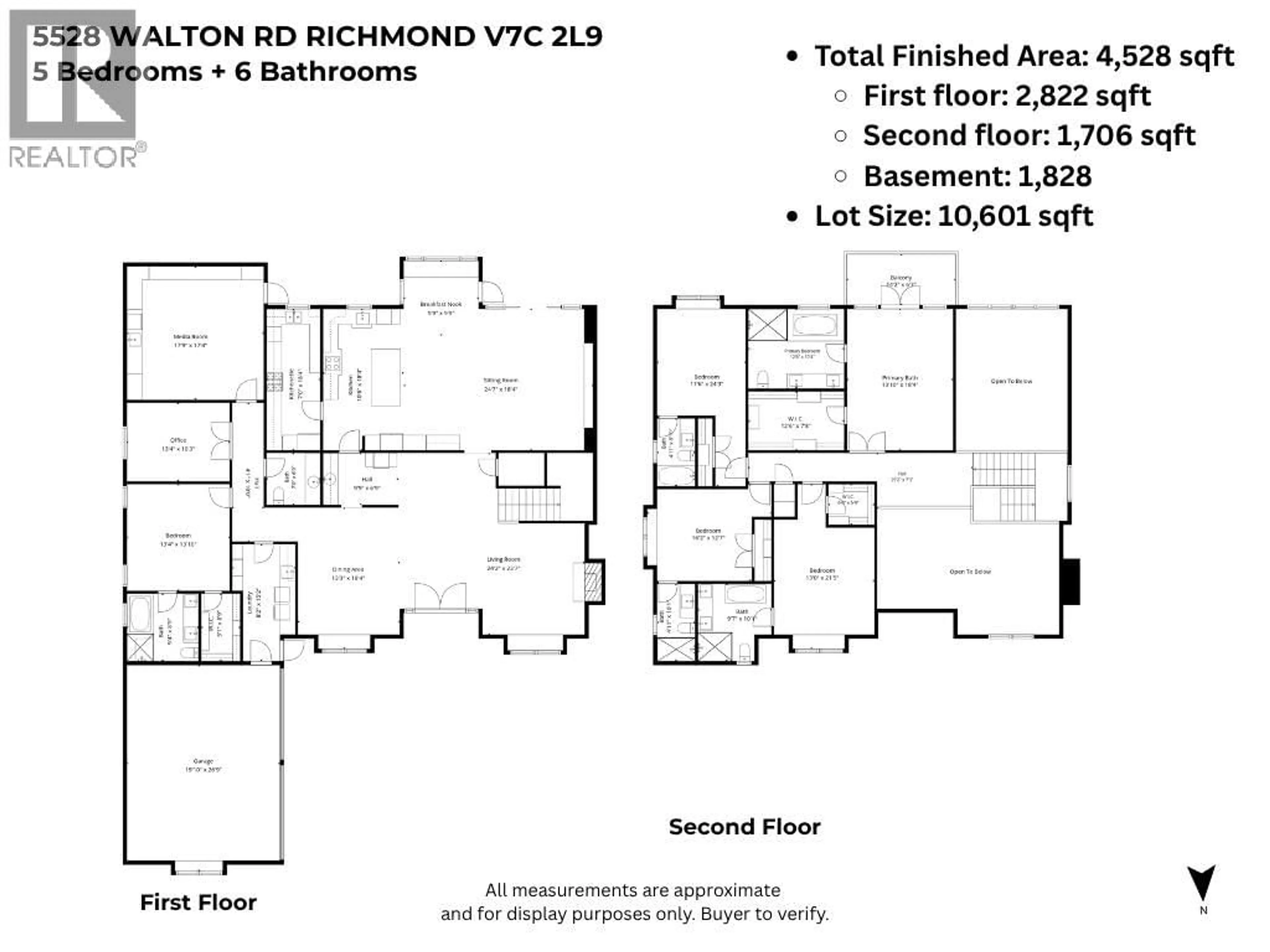 Floor plan for 5528 WALTON ROAD, Richmond British Columbia V7C2L9