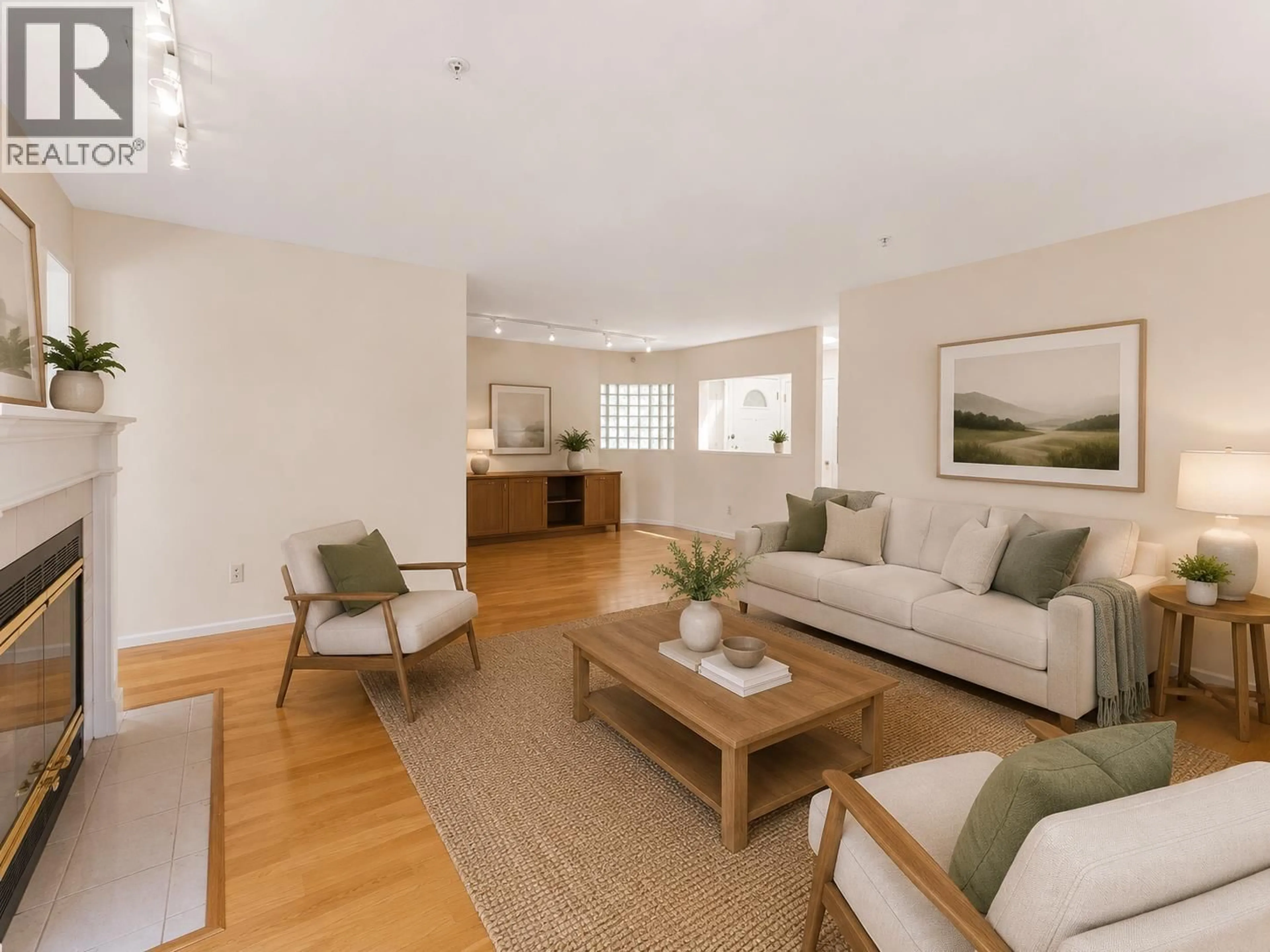 Living room with furniture, unknown for 401 - 7620 COLUMBIA STREET, Vancouver British Columbia V5X4S8