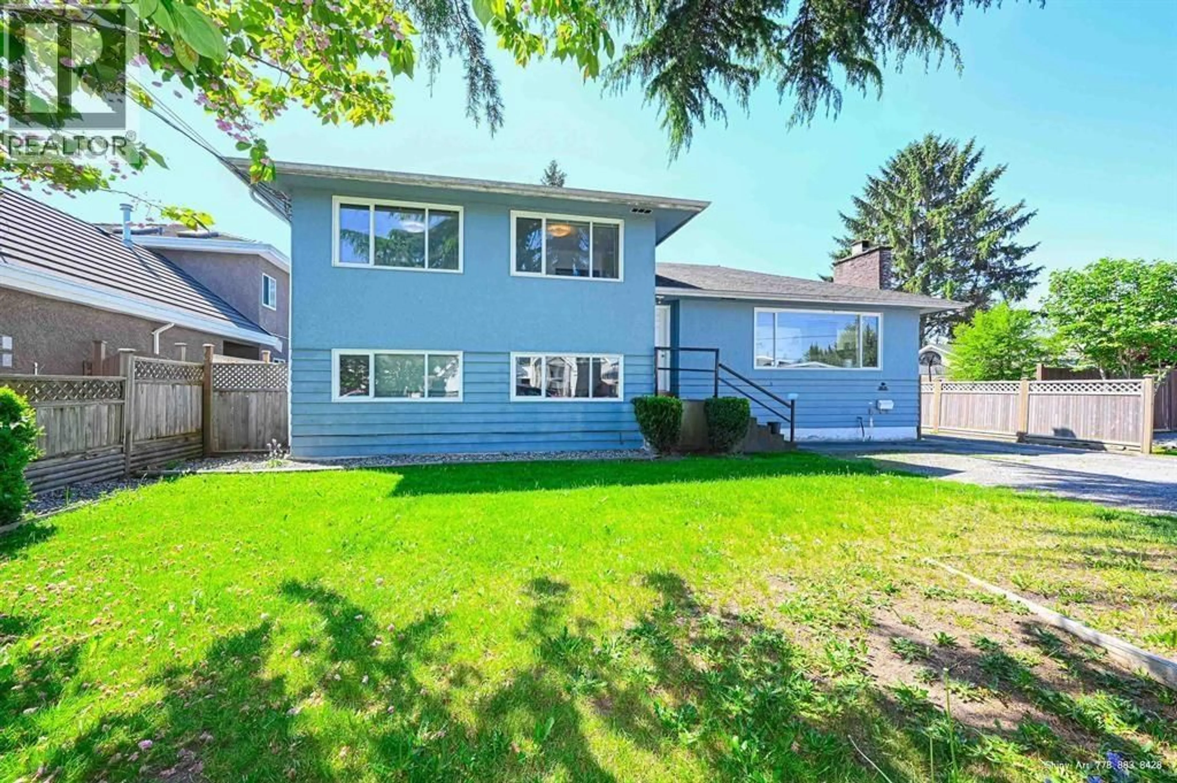 Home with vinyl exterior material, street for 9820 BERRY ROAD, Richmond British Columbia V7A2M8