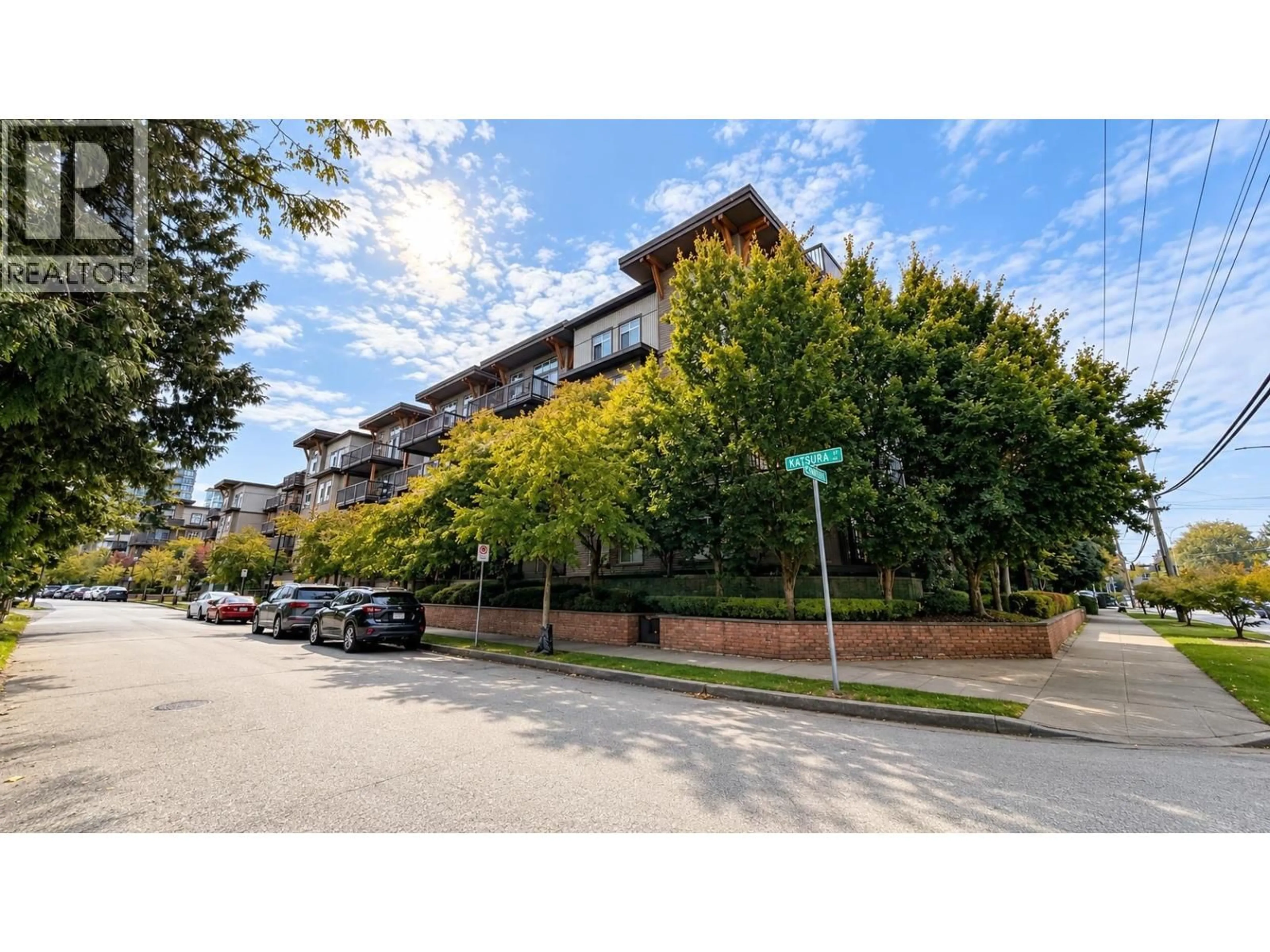 A pic from outside/outdoor area/front of a property/back of a property/a pic from drone, street for 120 - 6033 KATSURA STREET, Richmond British Columbia V6Y0B3