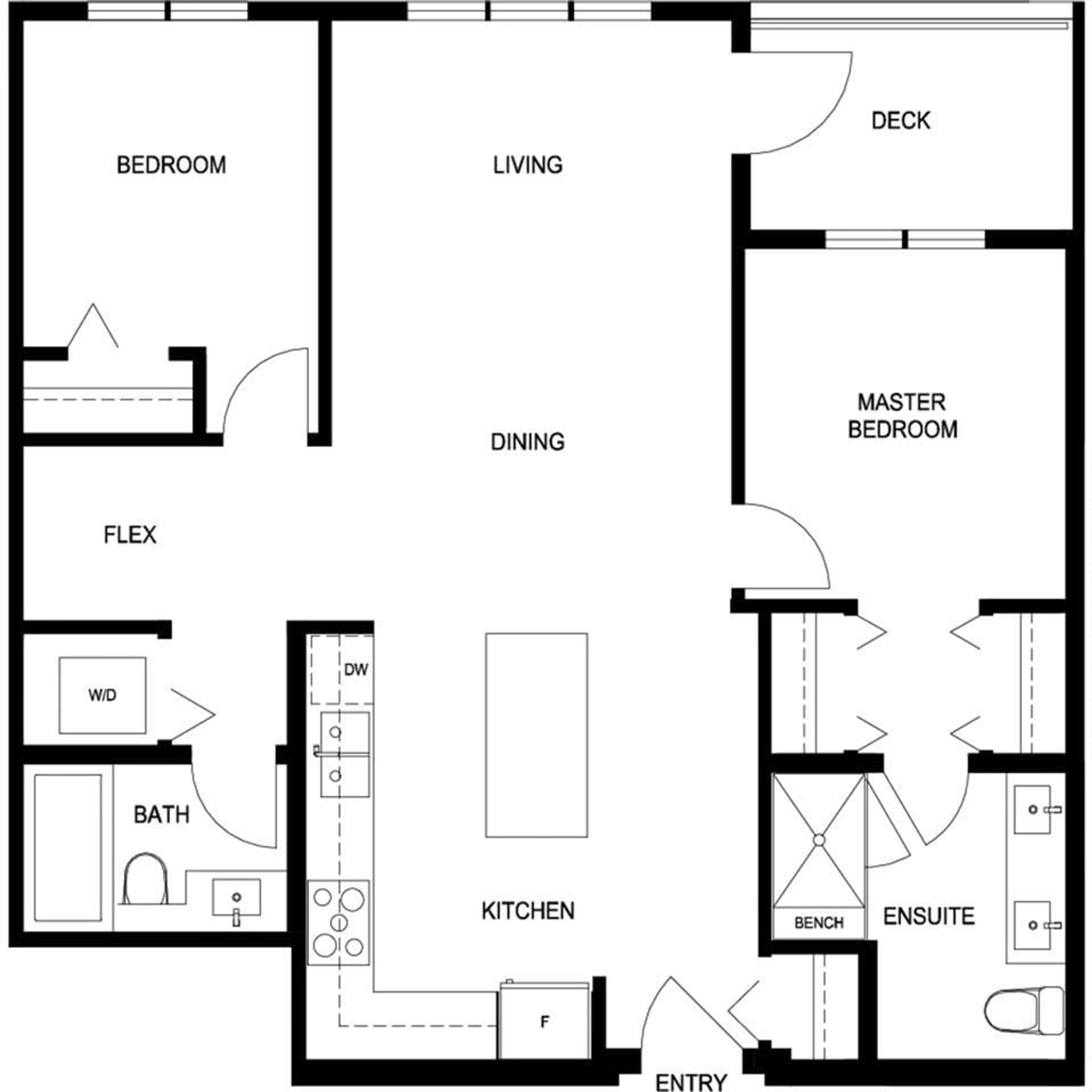 Floor plan for C219 - 8150 207 STREET, Langley British Columbia V2Y4J4