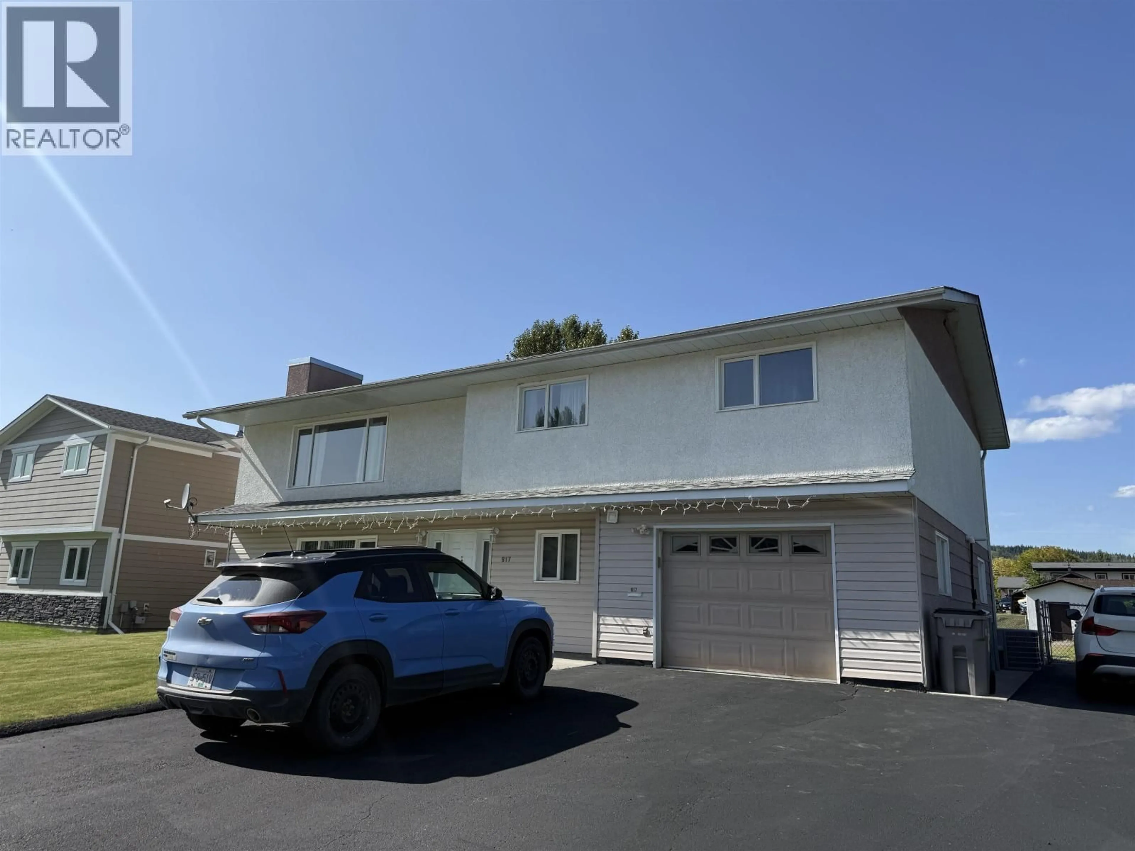 Home with vinyl exterior material, street for 817 ROLPH STREET, Quesnel British Columbia V2J4X2