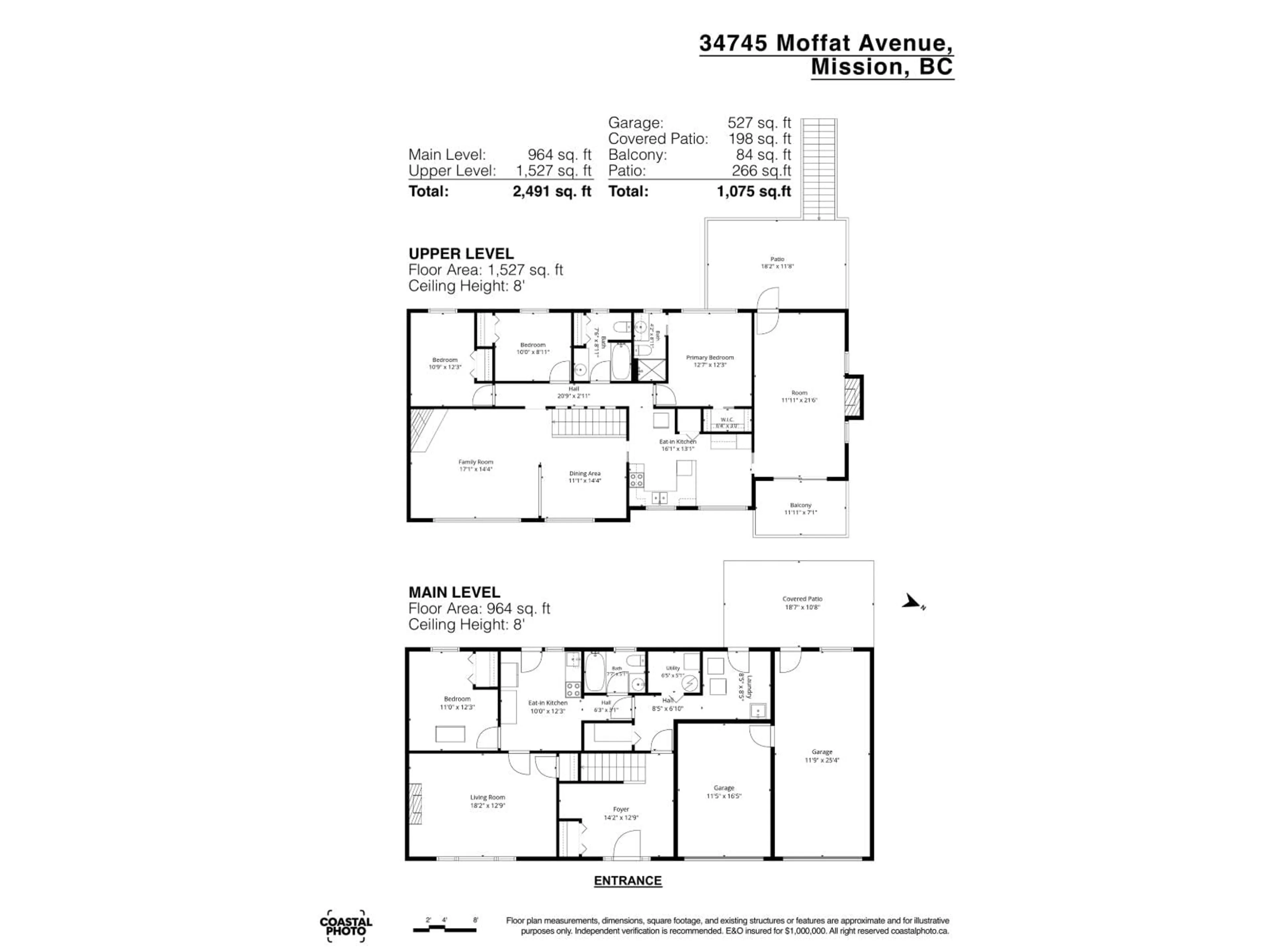 Floor plan for 34757 MOFFAT AVENUE, Mission British Columbia V2V6R6