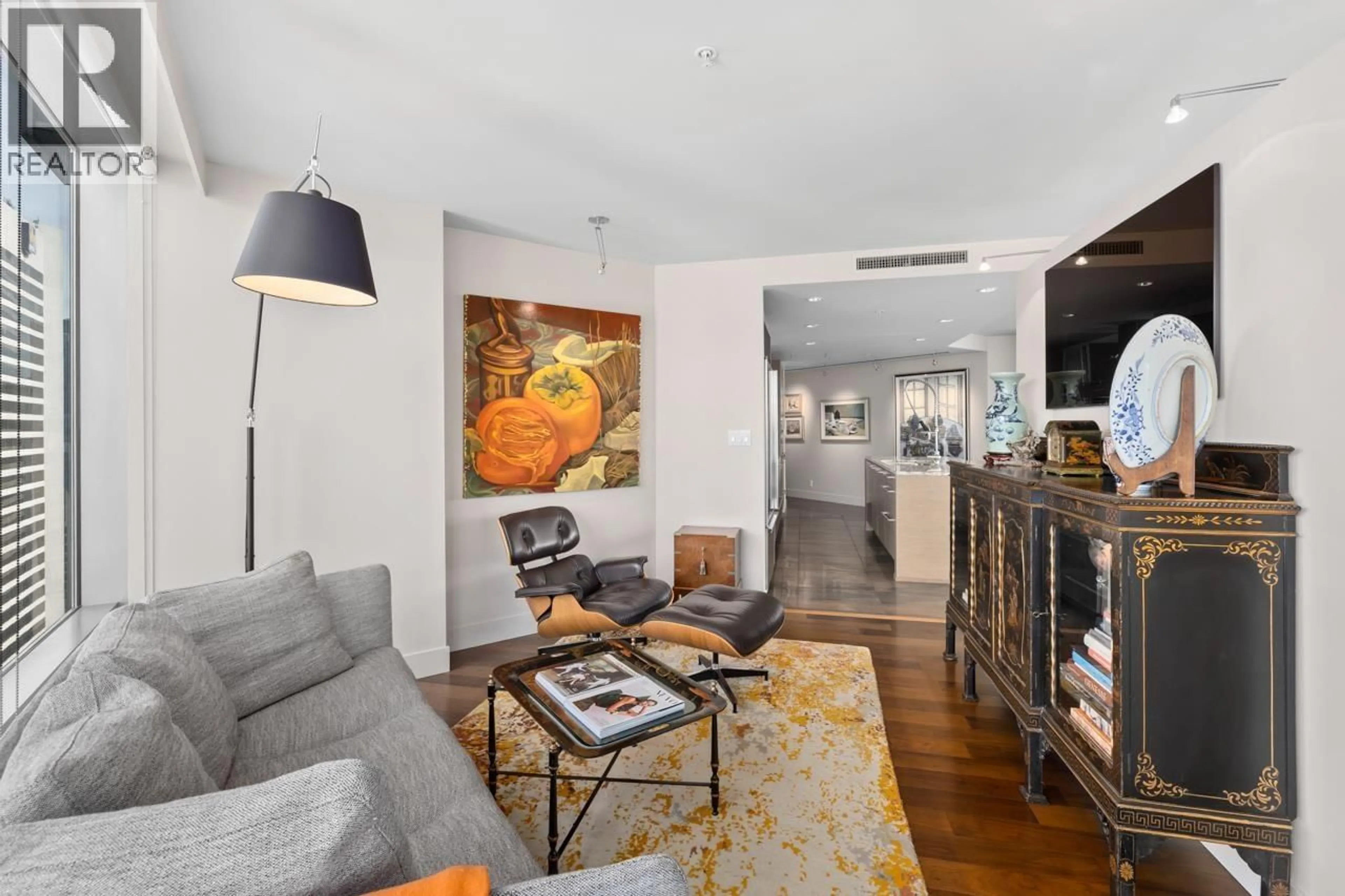 Living room with furniture, unknown for 3302 - 1111 ALBERNI STREET, Vancouver British Columbia V6E4V2