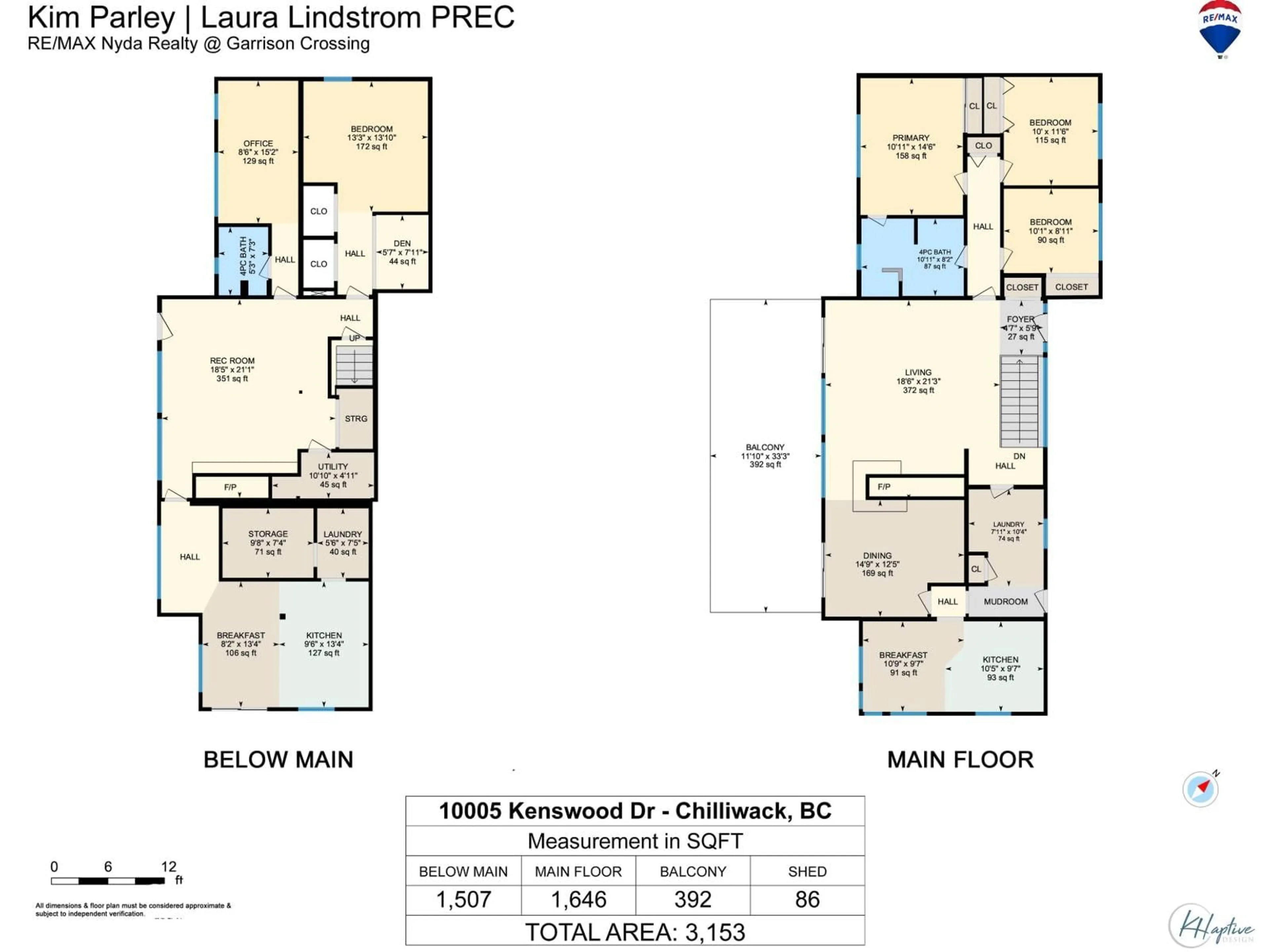 Floor plan for 10005 KENSWOOD DRIVE, Chilliwack British Columbia V2P7N5