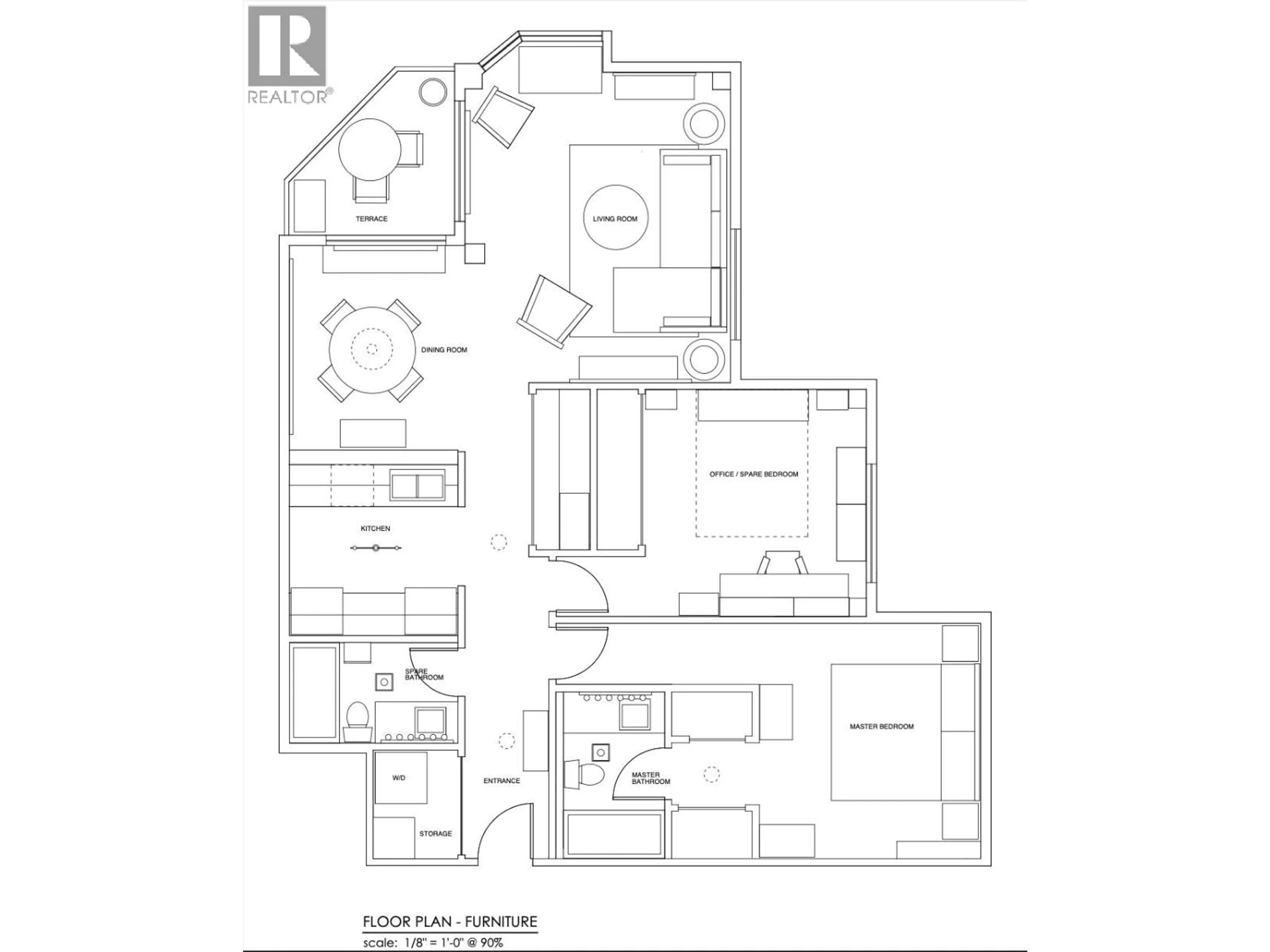 Floor plan for 607 - 1508 MARINER WALK, Vancouver British Columbia V6J4X9