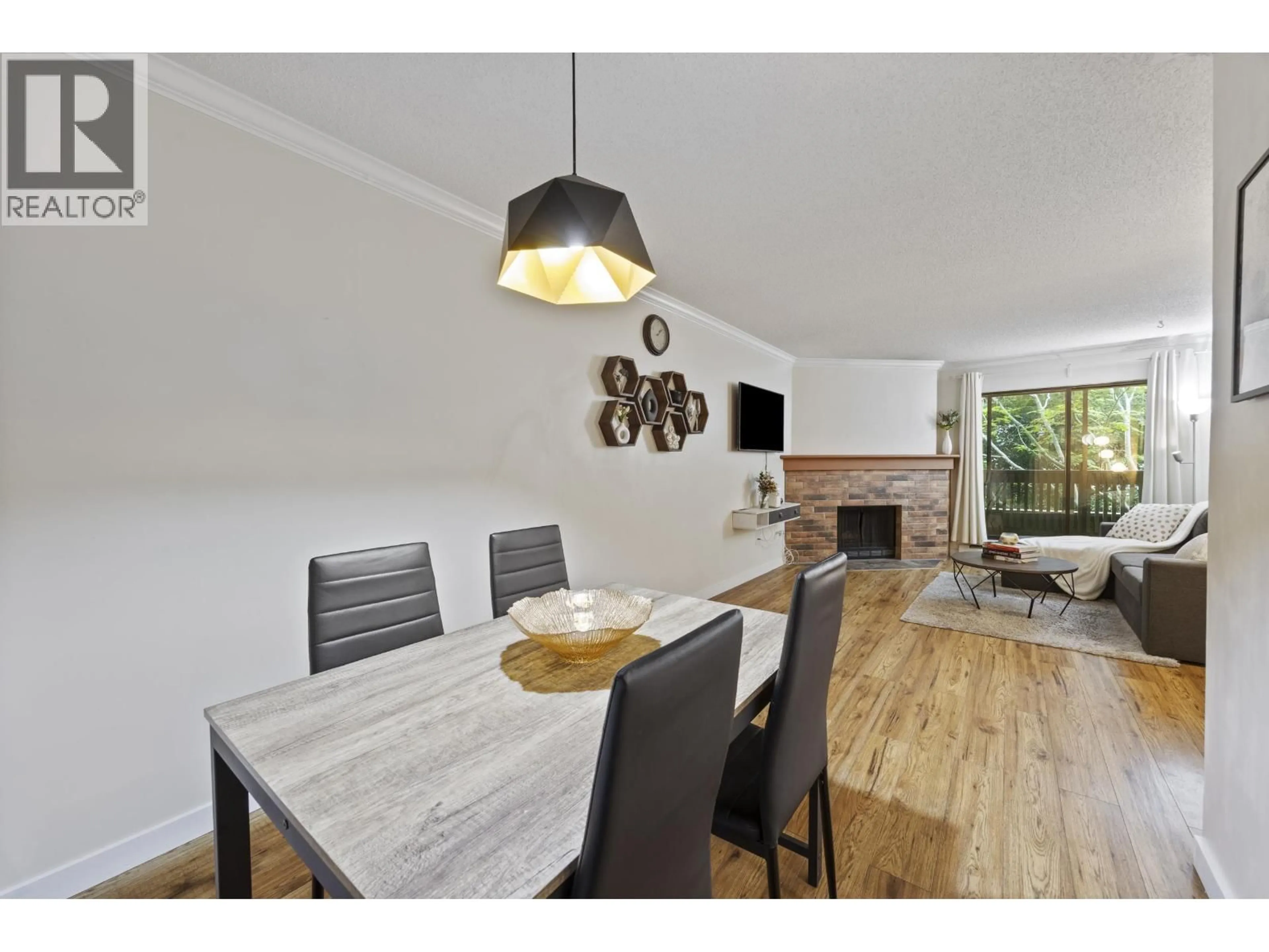 Dining room, wood/laminate floor for 118 - 7431 MINORU BOULEVARD, Richmond British Columbia V6Y1Z3