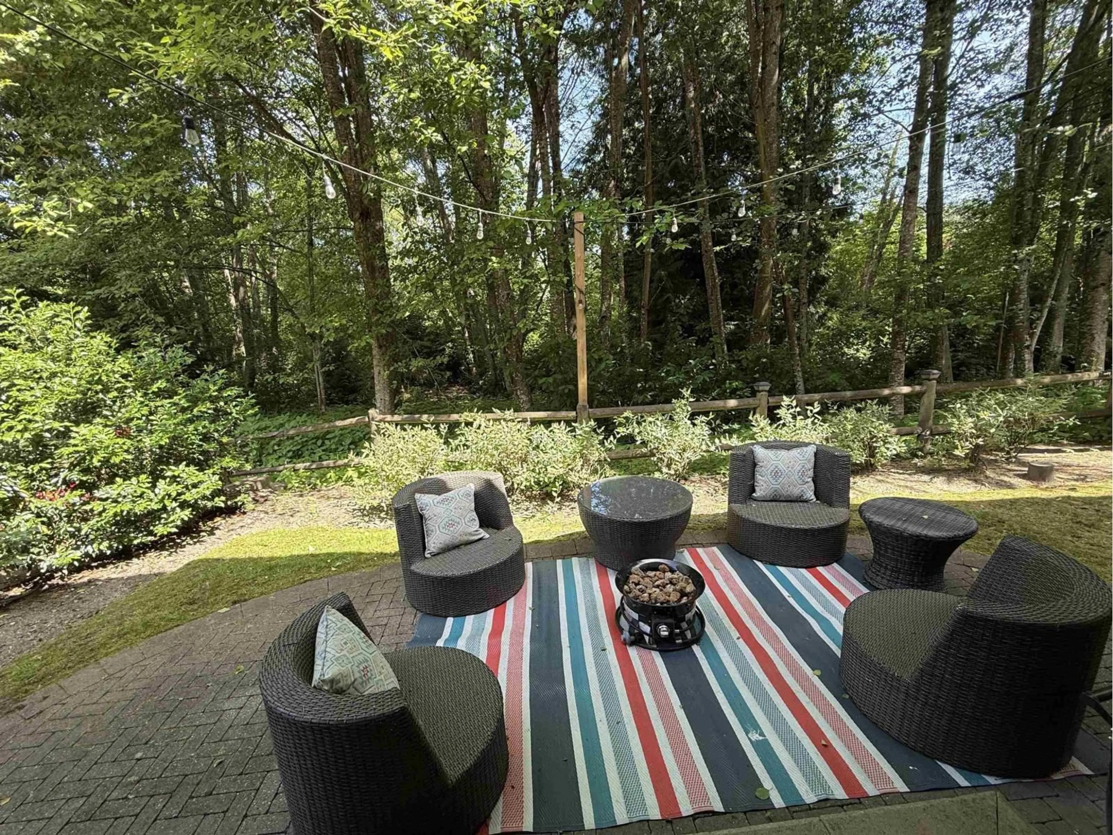 Patio, forest/trees view for 27 - 3122 160 STREET, Surrey British Columbia V3Z8K5