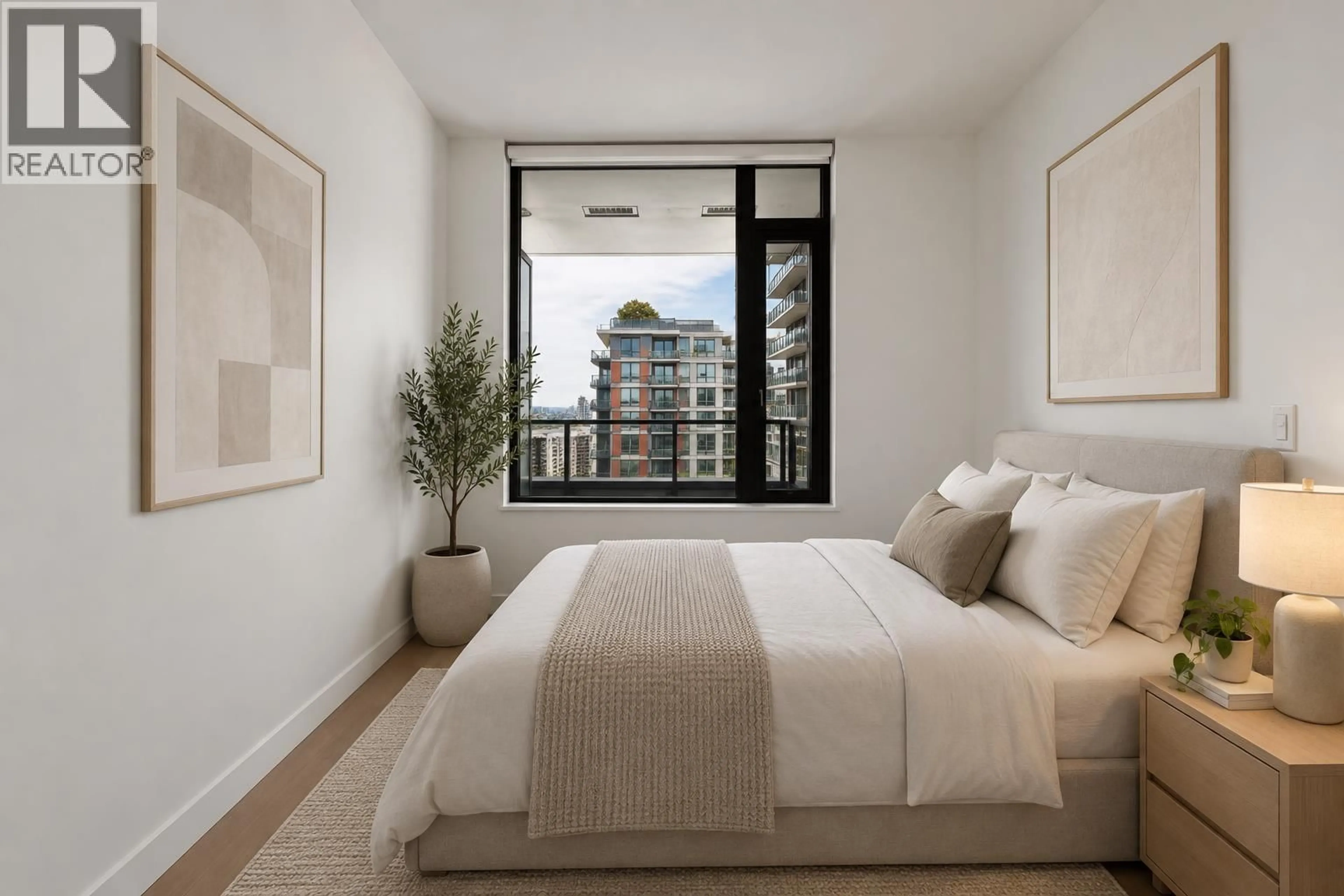 Bedroom with bed, unknown for 1009 - 1688 PULLMAN PORTER STREET, Vancouver British Columbia V6A0H4
