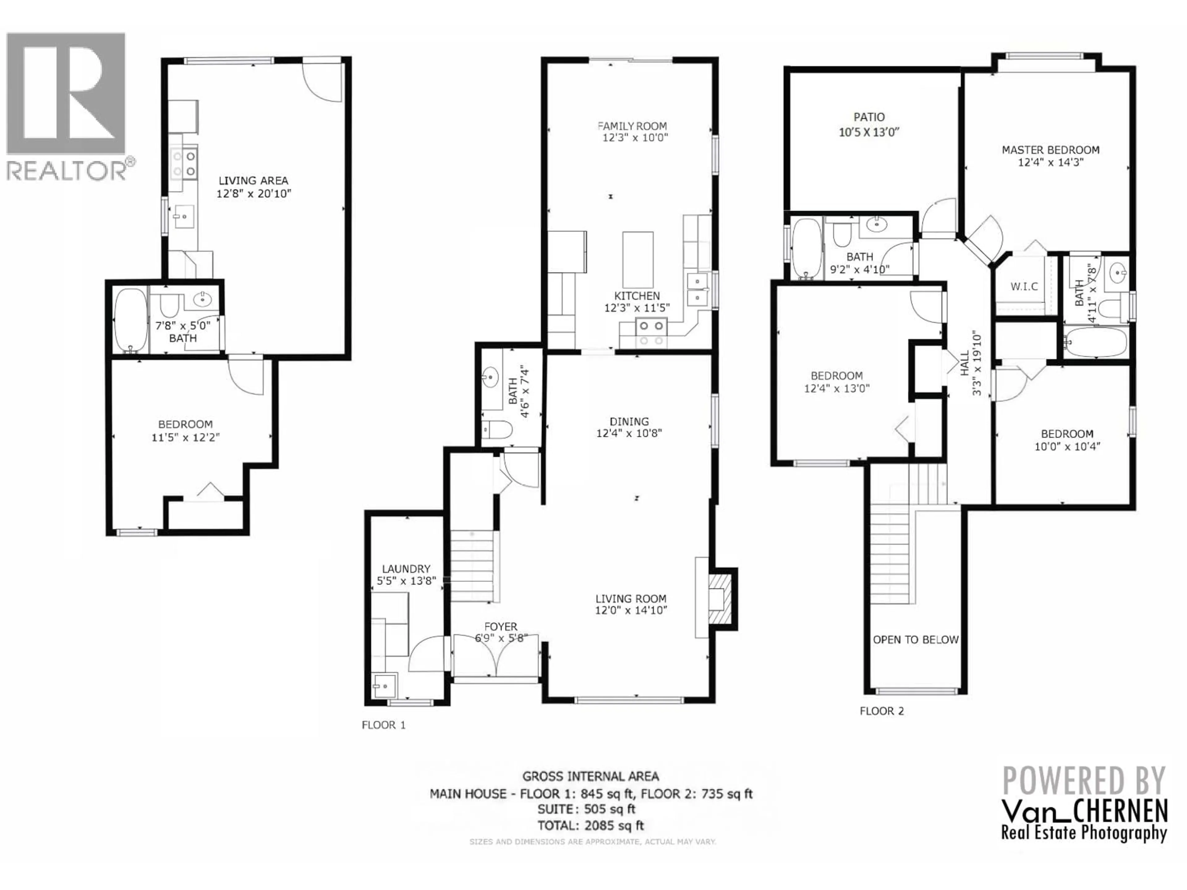 Floor plan for 6180 CURTIS STREET, Burnaby British Columbia V5B2A5