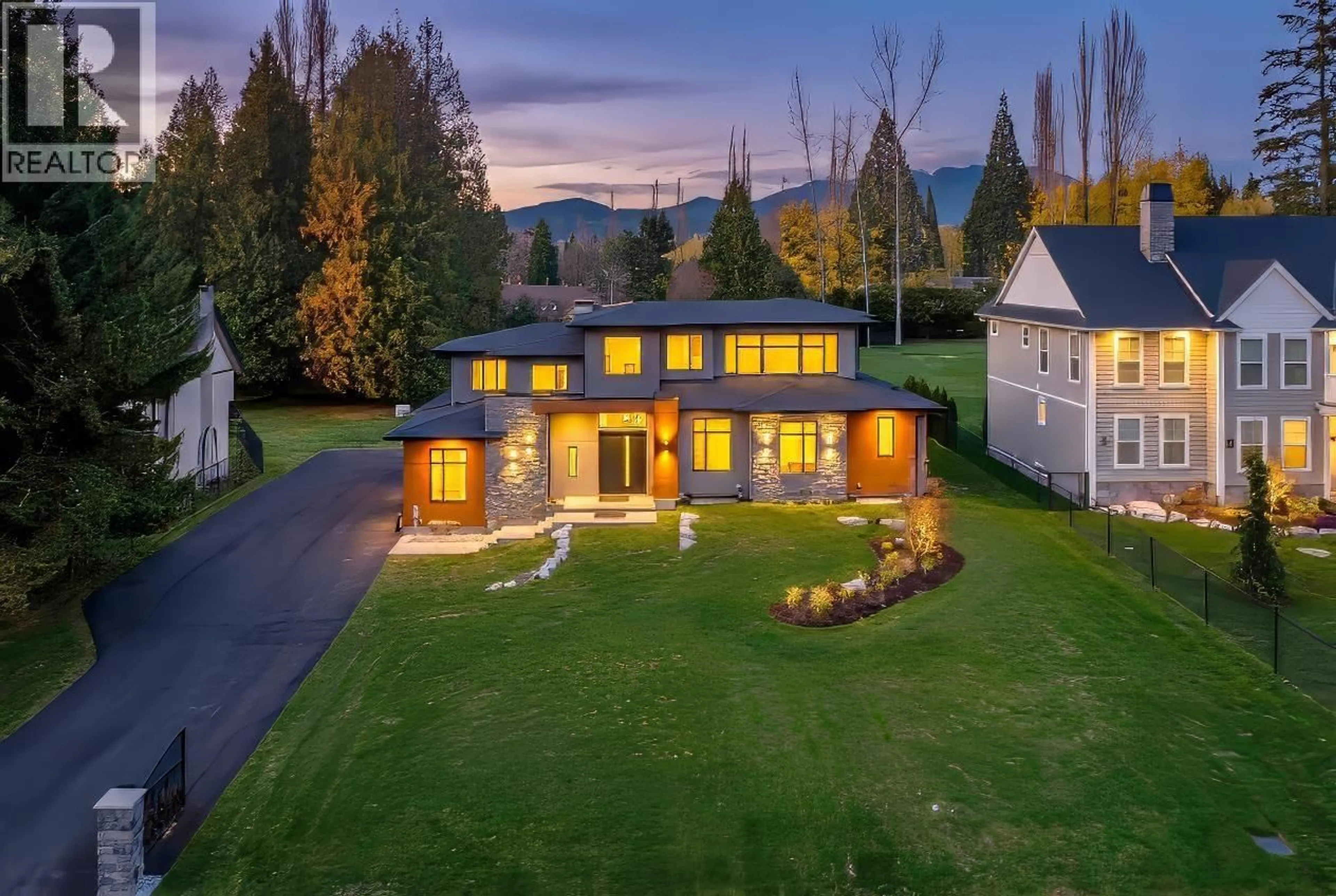 A pic from outside/outdoor area/front of a property/back of a property/a pic from drone, mountain view for 24331 124 AVENUE, Maple Ridge British Columbia V4R1T4