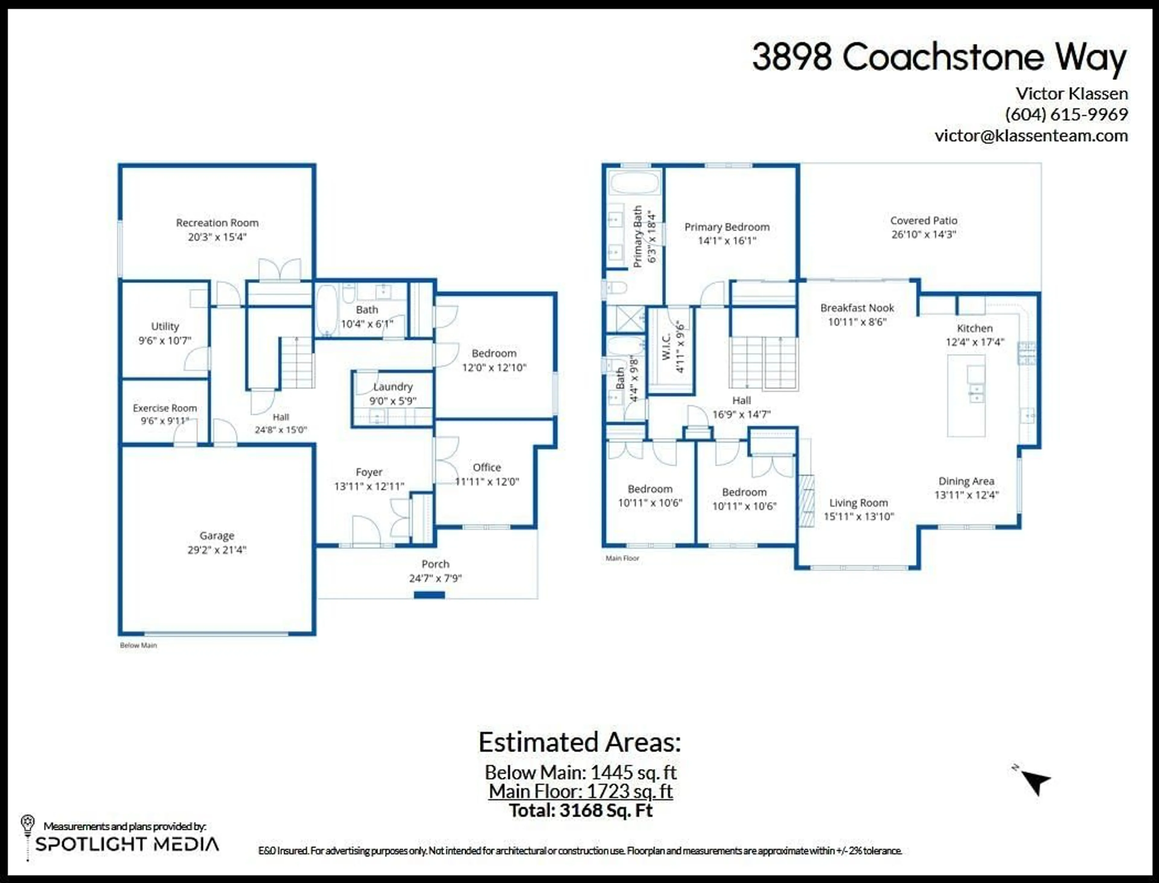 Floor plan for 3898 COACHSTONE WAY, Abbotsford British Columbia V2S8G7