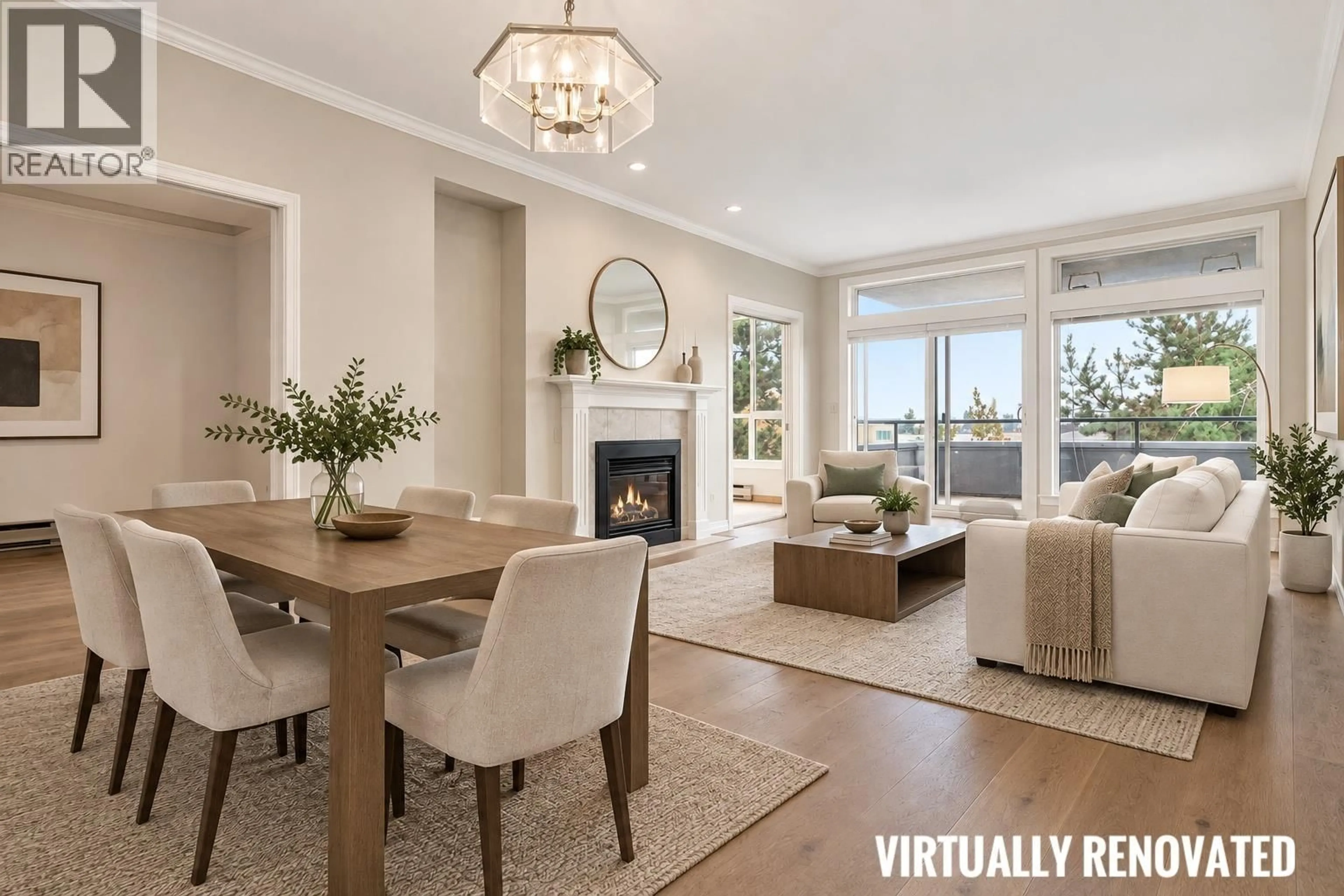 Living room with furniture, unknown for 222 - 12873 RAILWAY AVENUE, Richmond British Columbia V7E6K3
