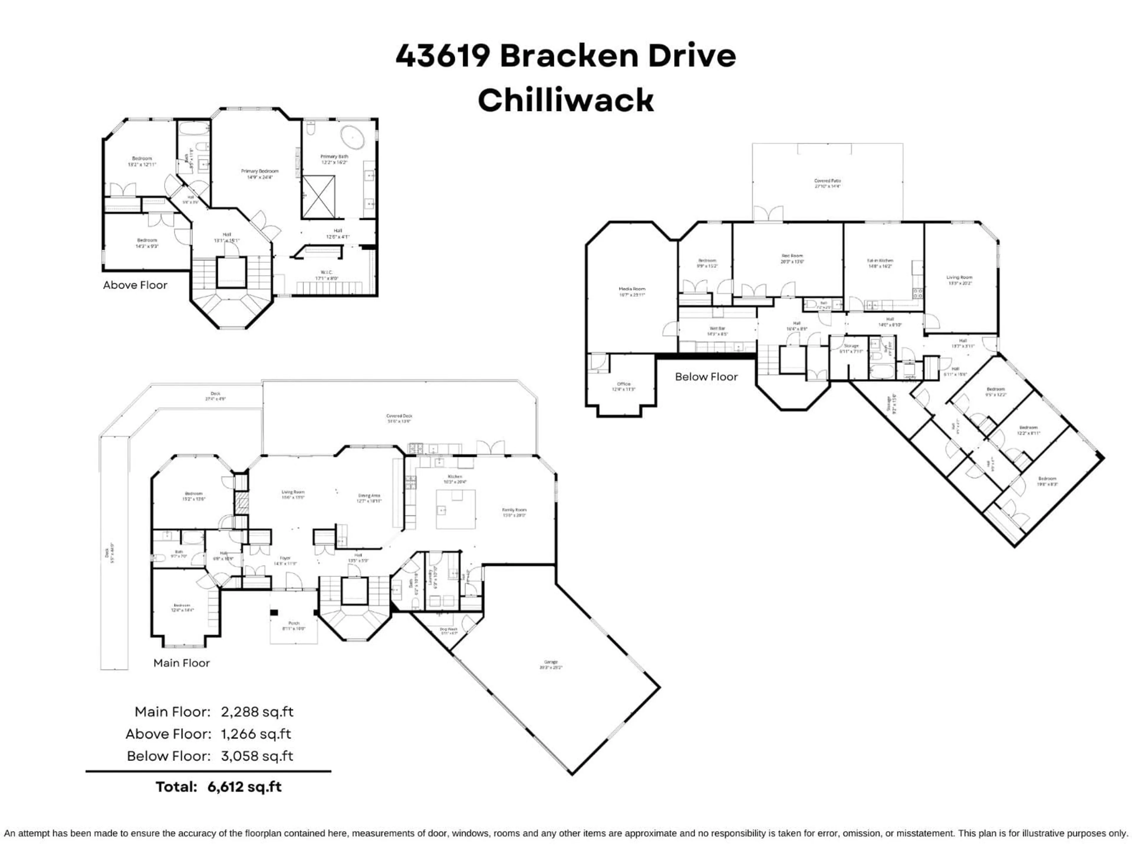 Floor plan for 43619 BRACKEN DRIVE, Chilliwack British Columbia V2R4A4