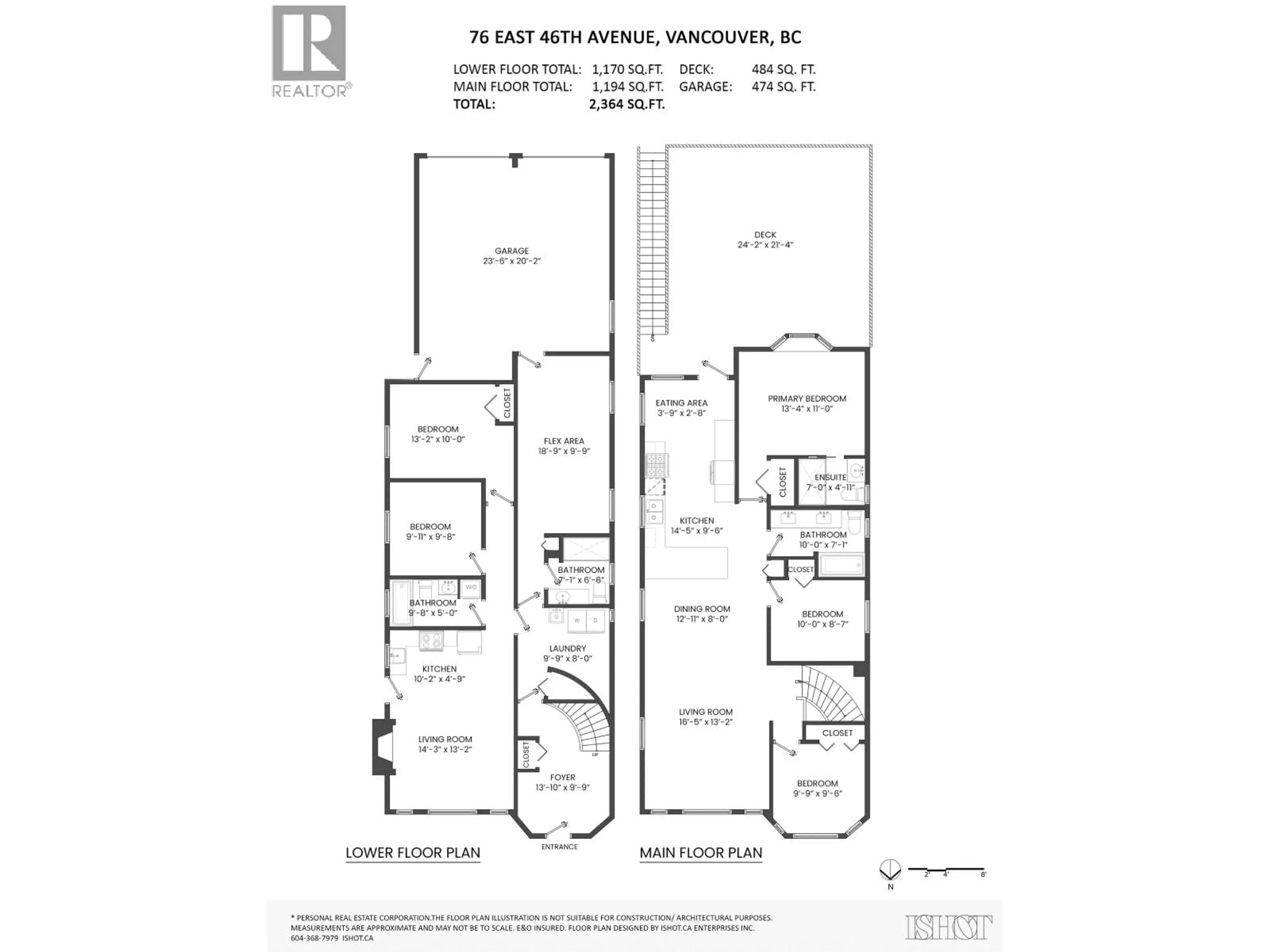 Floor plan for 76 46TH AVENUE, Vancouver British Columbia V5W1Z1