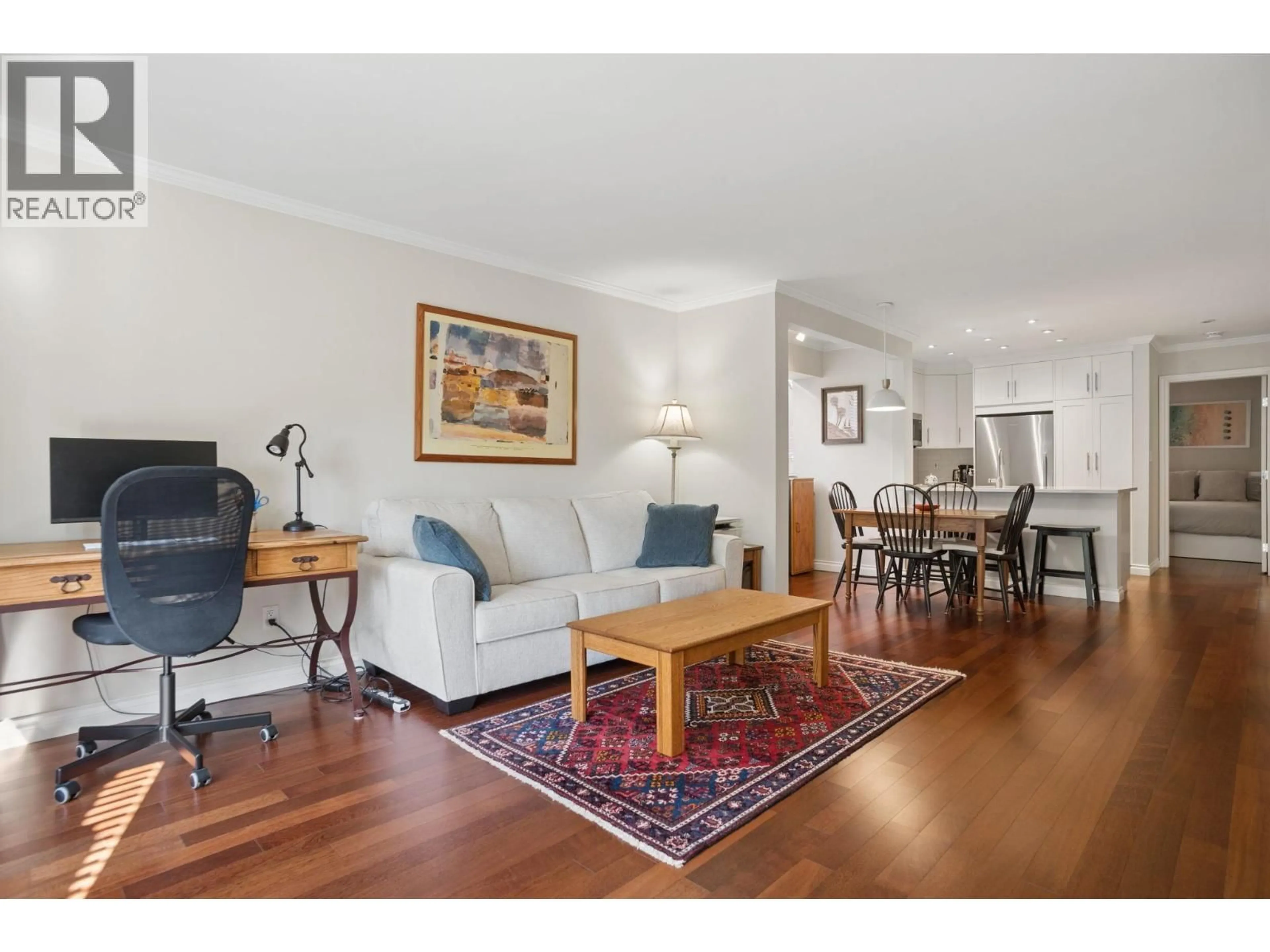 Living room with furniture, wood/laminate floor for 3 - 886 BROUGHTON STREET, Vancouver British Columbia V6G2A2