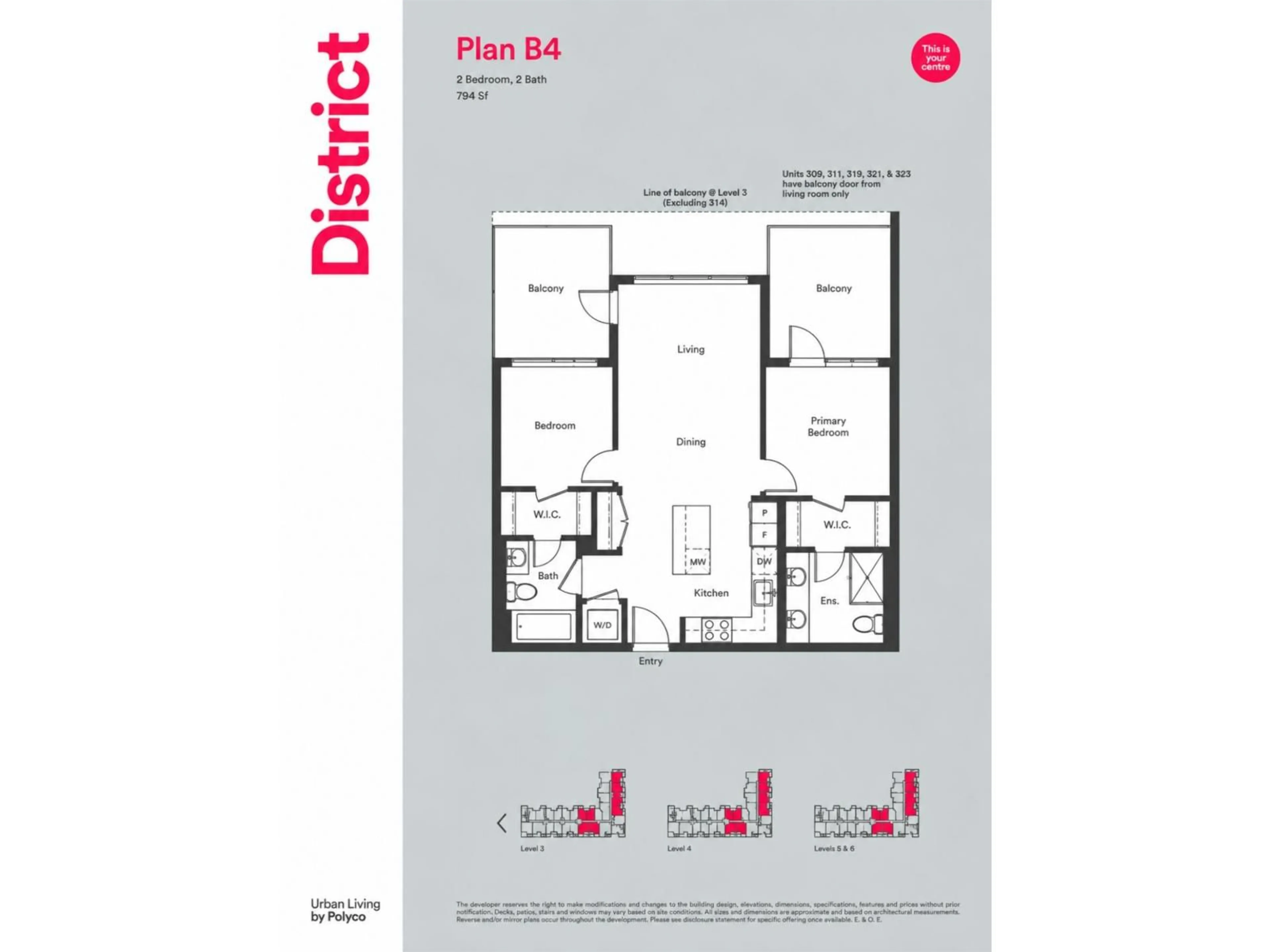 Floor plan for A413 - 7980 206A STREET, Langley British Columbia V2Y3Z8