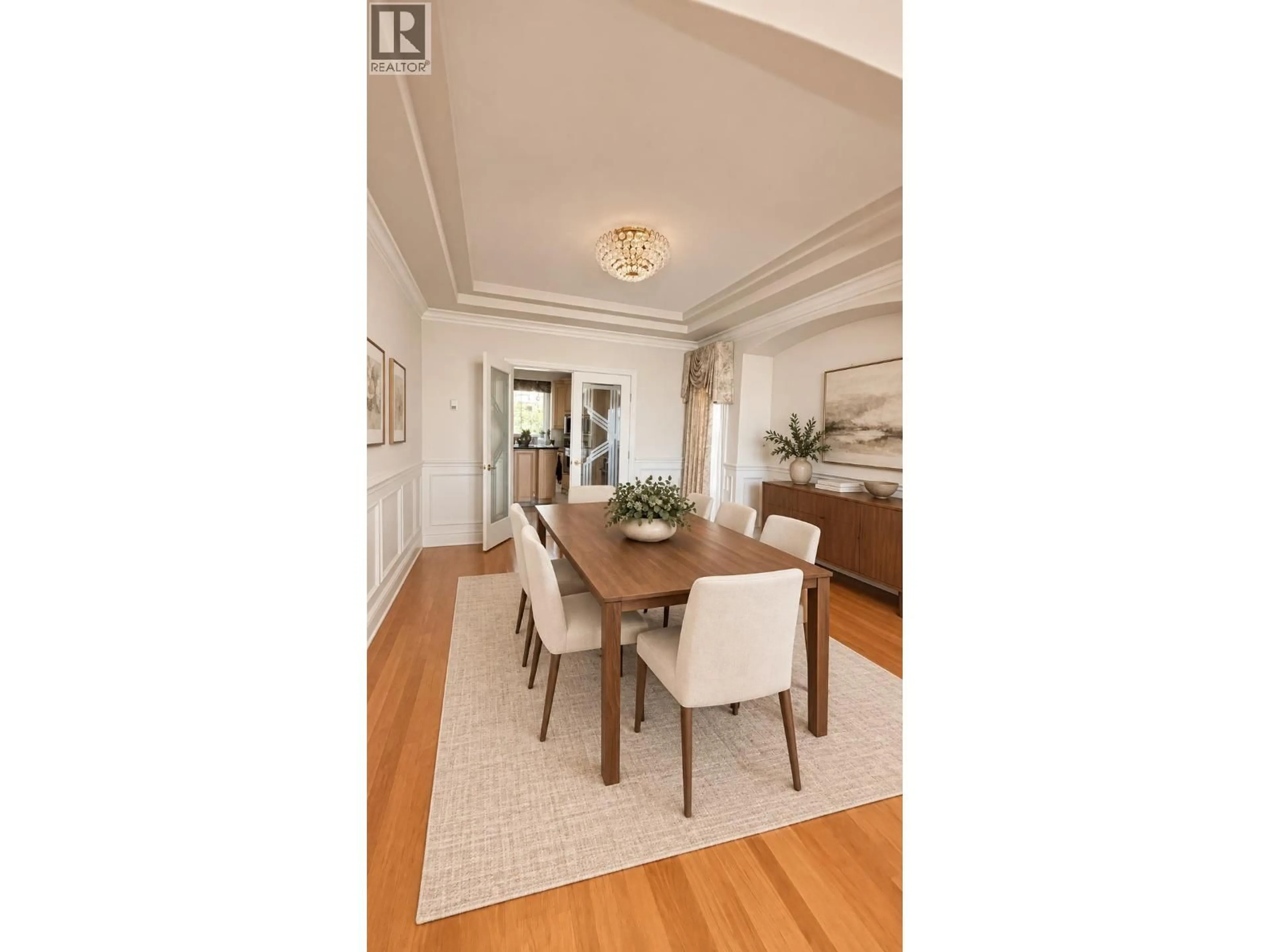 Dining room, wood/laminate floor for 8631 PIGOTT ROAD, Richmond British Columbia V7A2C3