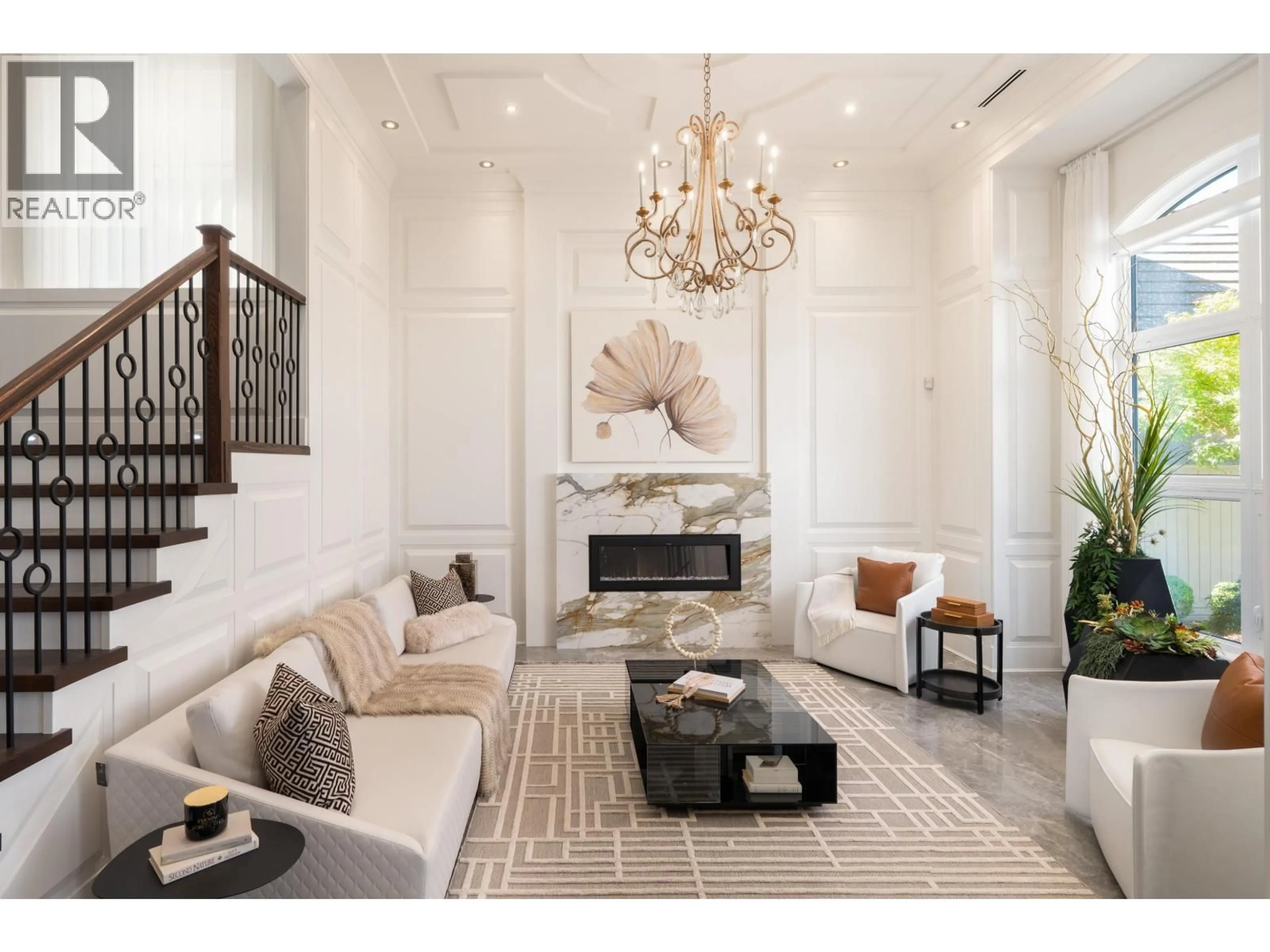 Living room with furniture, unknown for 4160 GRANVILLE AVENUE, Richmond British Columbia V7C1E4