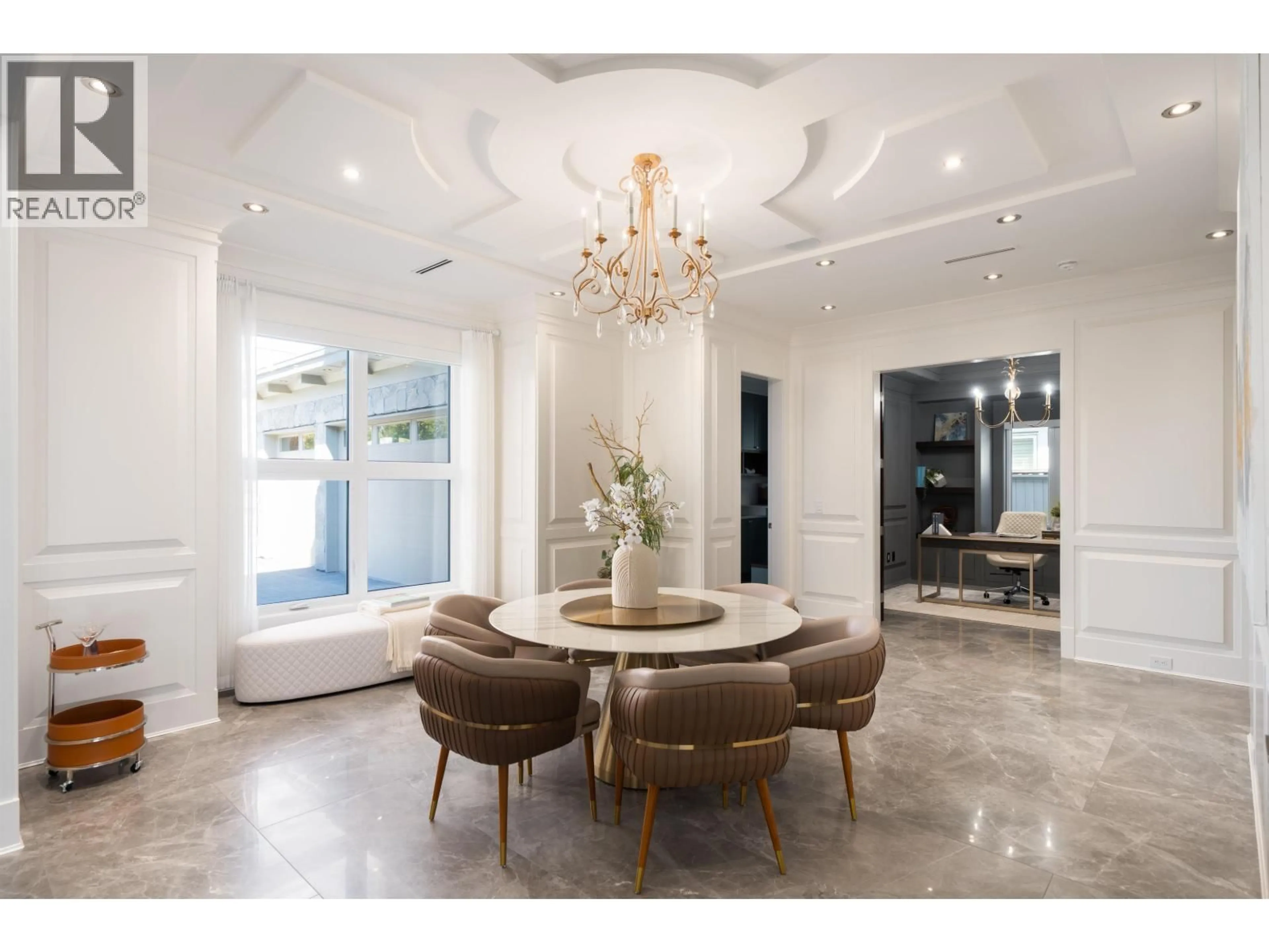 Dining room, ceramic/tile floor for 4160 GRANVILLE AVENUE, Richmond British Columbia V7C1E4