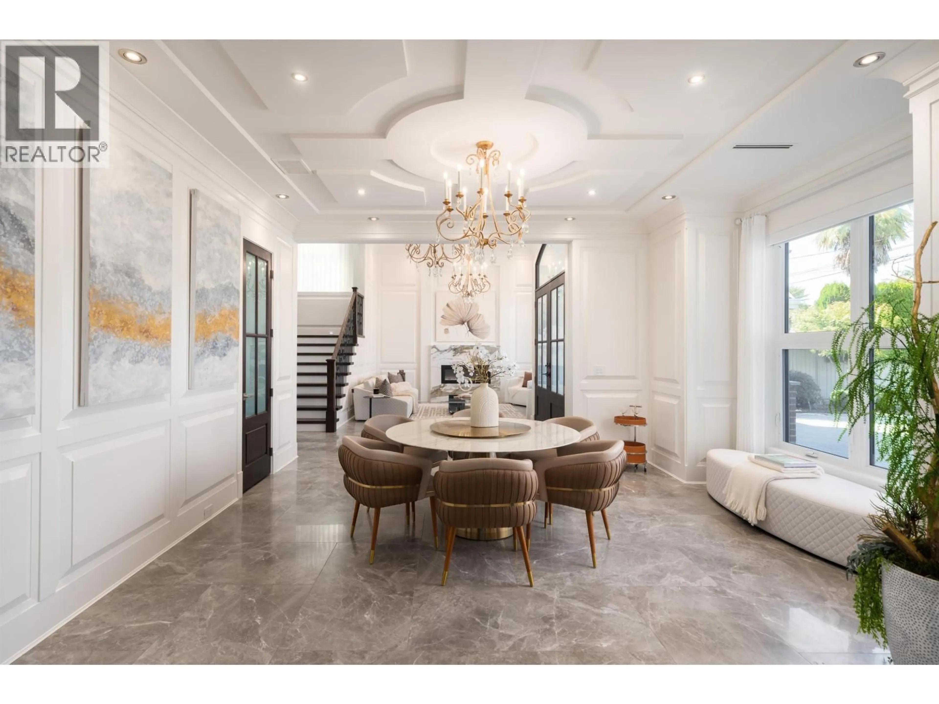 Dining room, ceramic/tile floor for 4160 GRANVILLE AVENUE, Richmond British Columbia V7C1E4