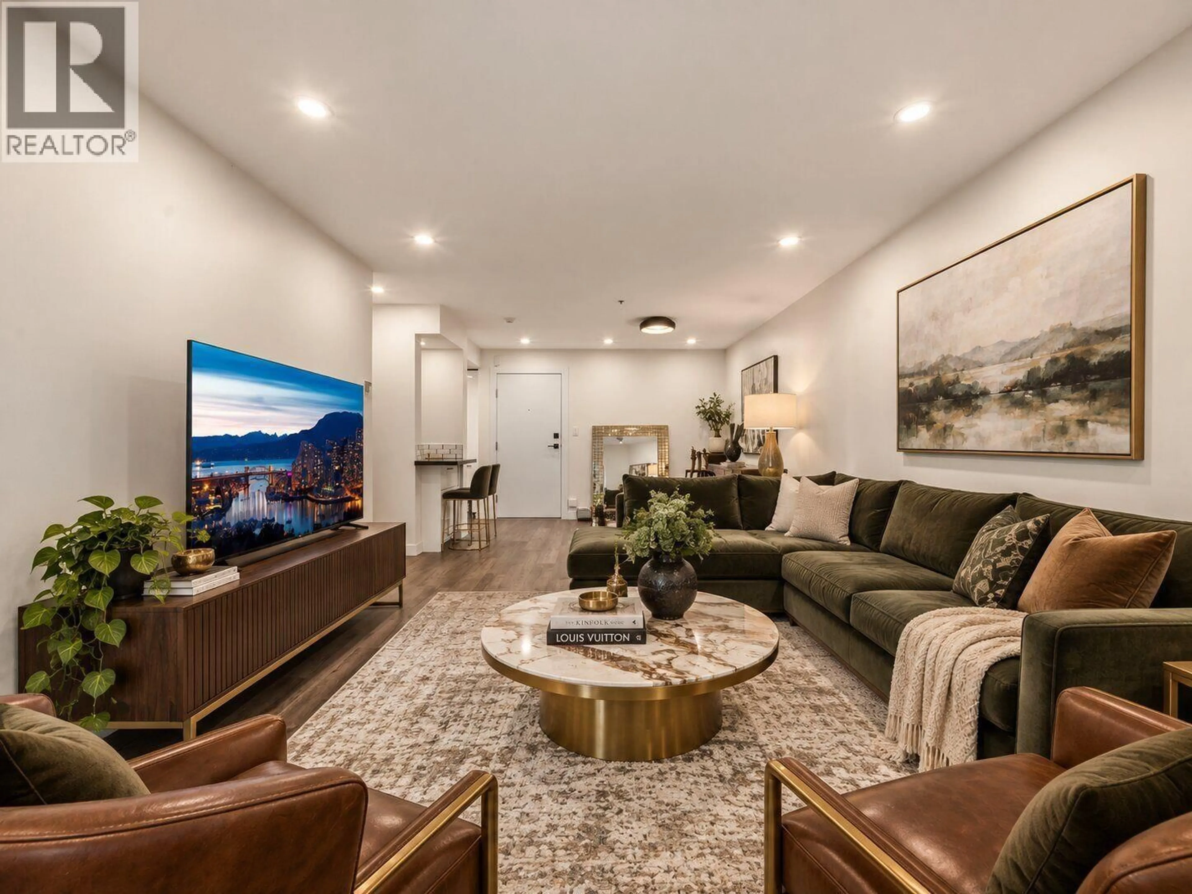 Living room with furniture, unknown for 102 - 1550 MARINE DRIVE, Vancouver British Columbia V6P6A6