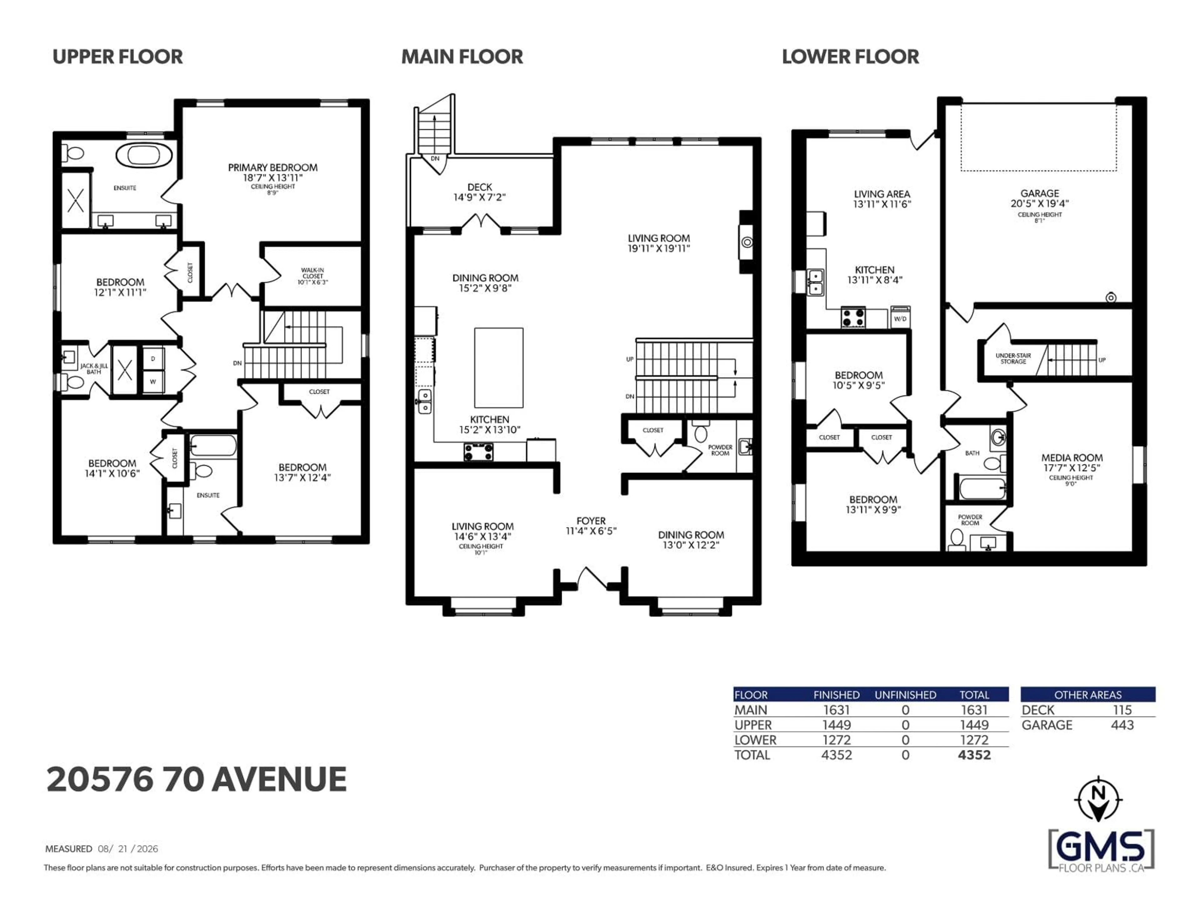 Floor plan for 20576 70 AVENUE, Langley British Columbia V2Y0W4