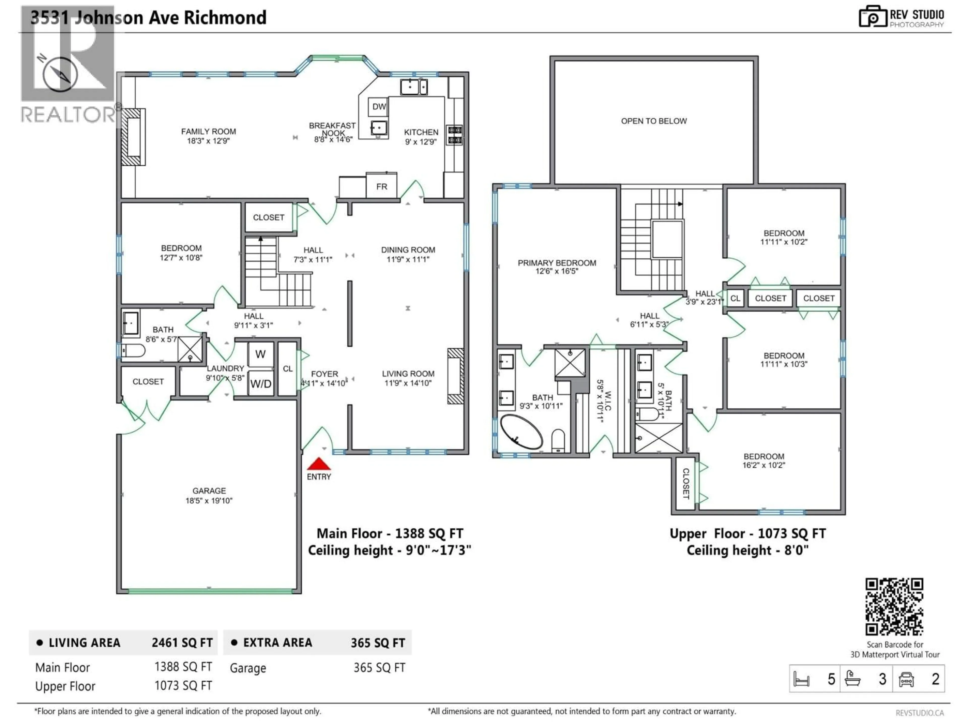 Floor plan for 3531 JOHNSON AVENUE, Richmond British Columbia V7C5R2