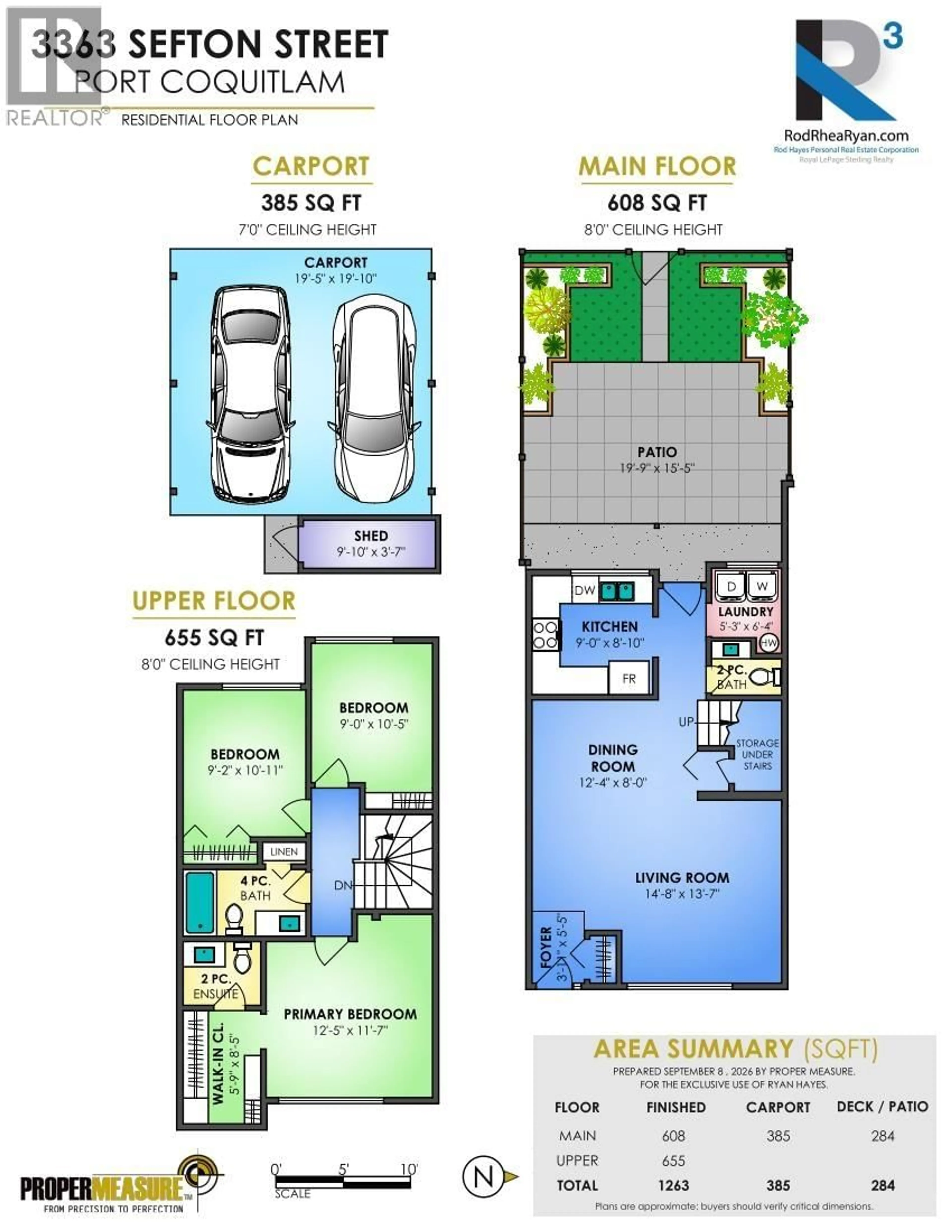 Floor plan for 3363 SEFTON STREET, Port Coquitlam British Columbia V3B5C9