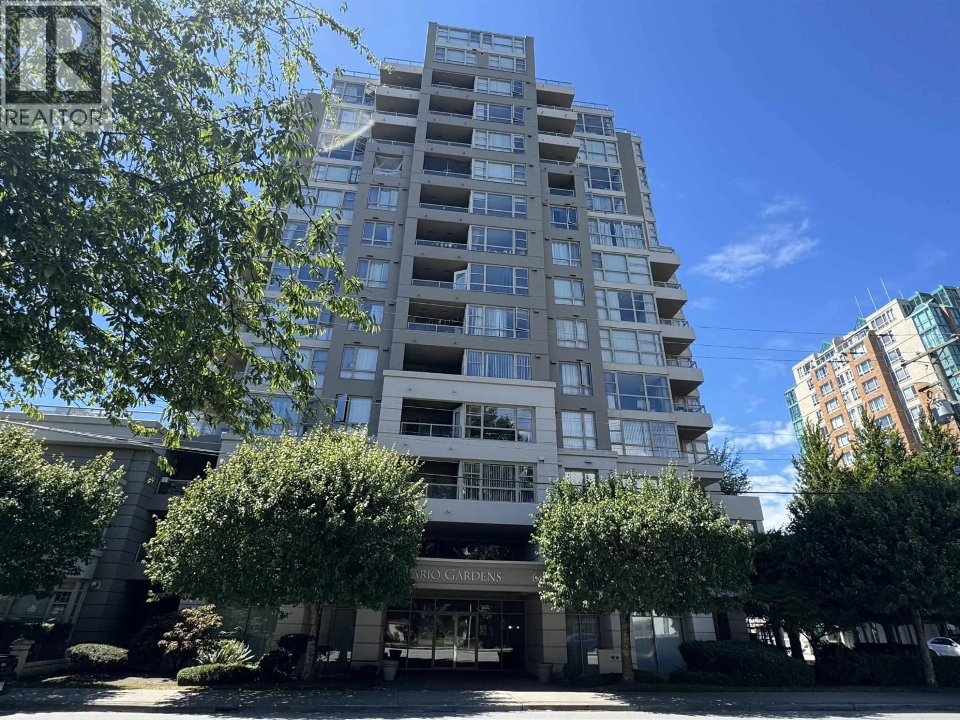 A pic from outside/outdoor area/front of a property/back of a property/a pic from drone, building for 1206 - 6119 COONEY ROAD, Richmond British Columbia V6Y4B7