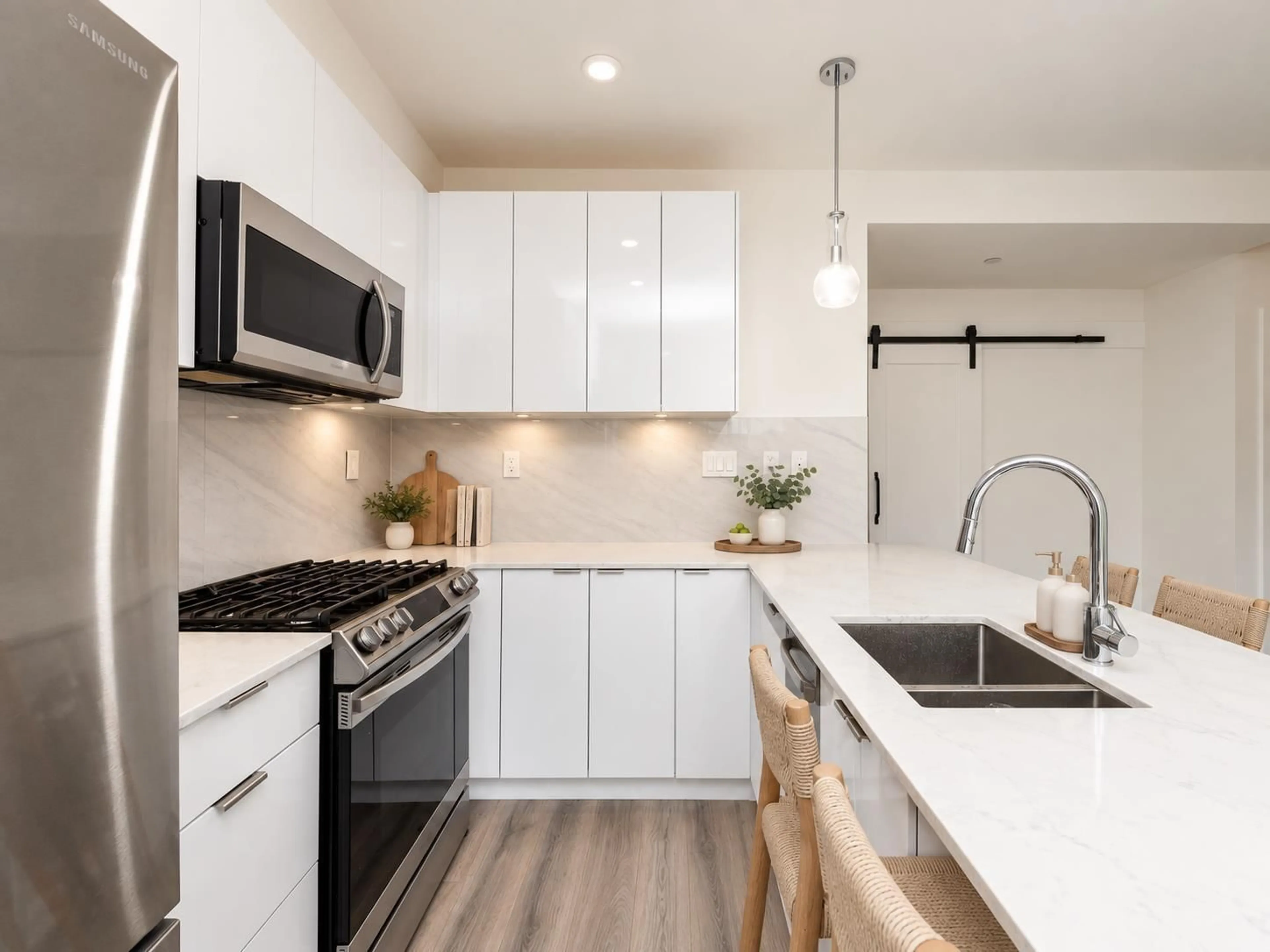 Open concept kitchen, unknown for A213 - 8447 202 STREET, Langley British Columbia V2Y2B7