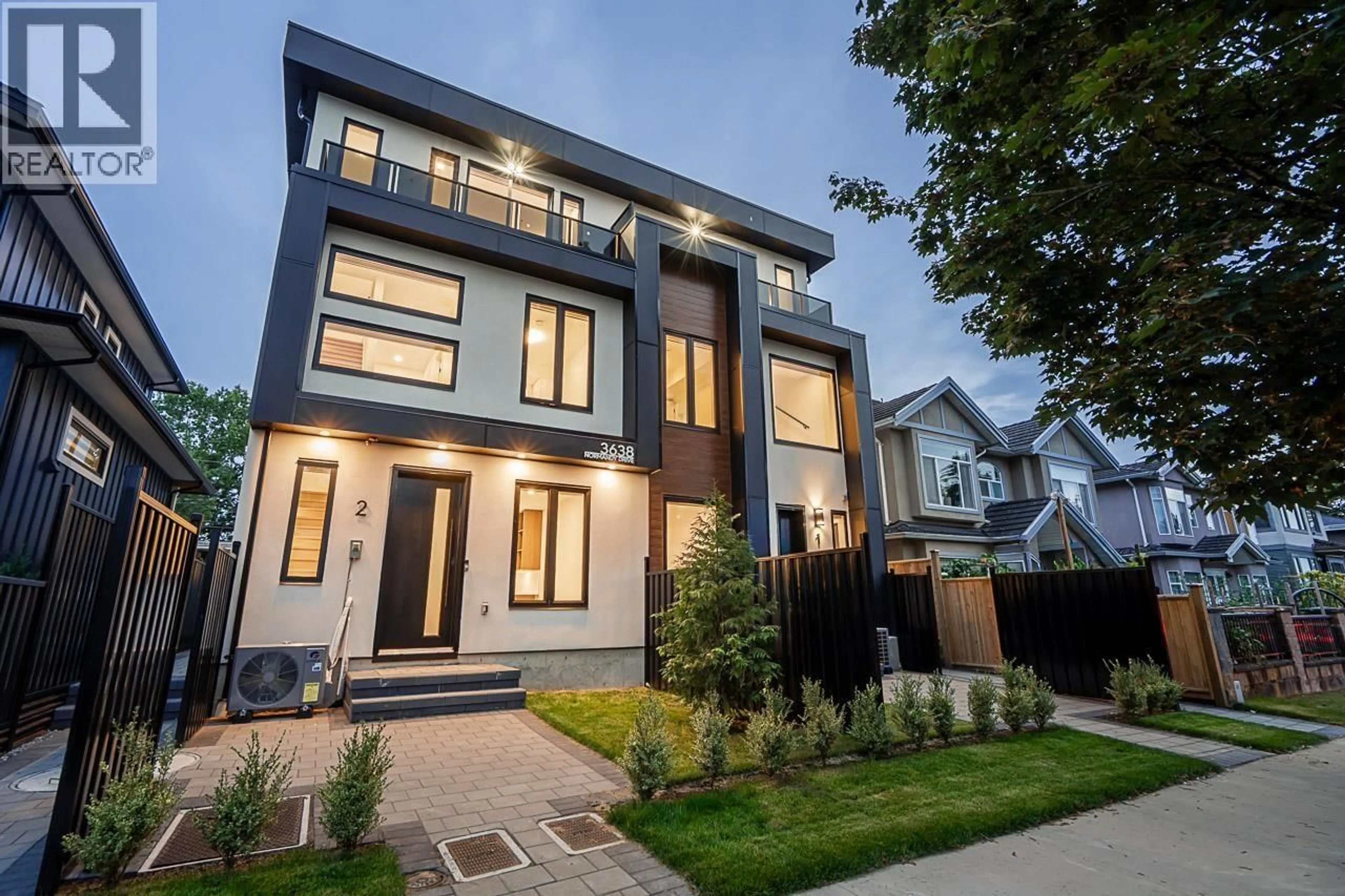 Home with brick exterior material, street for 2 - 3638 NORMANDY DRIVE, Vancouver British Columbia V5M2G3