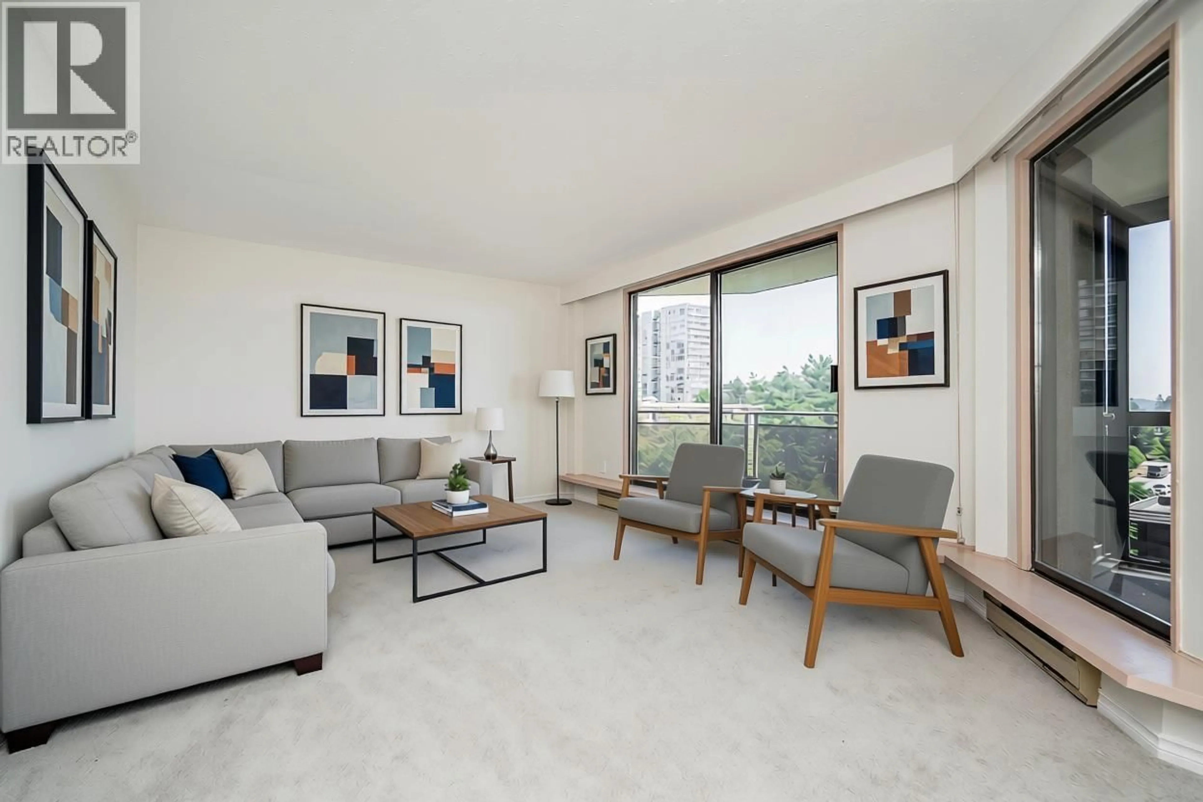 Living room with furniture, unknown for 801 - 444 LONSDALE AVENUE, North Vancouver British Columbia V7M3H5