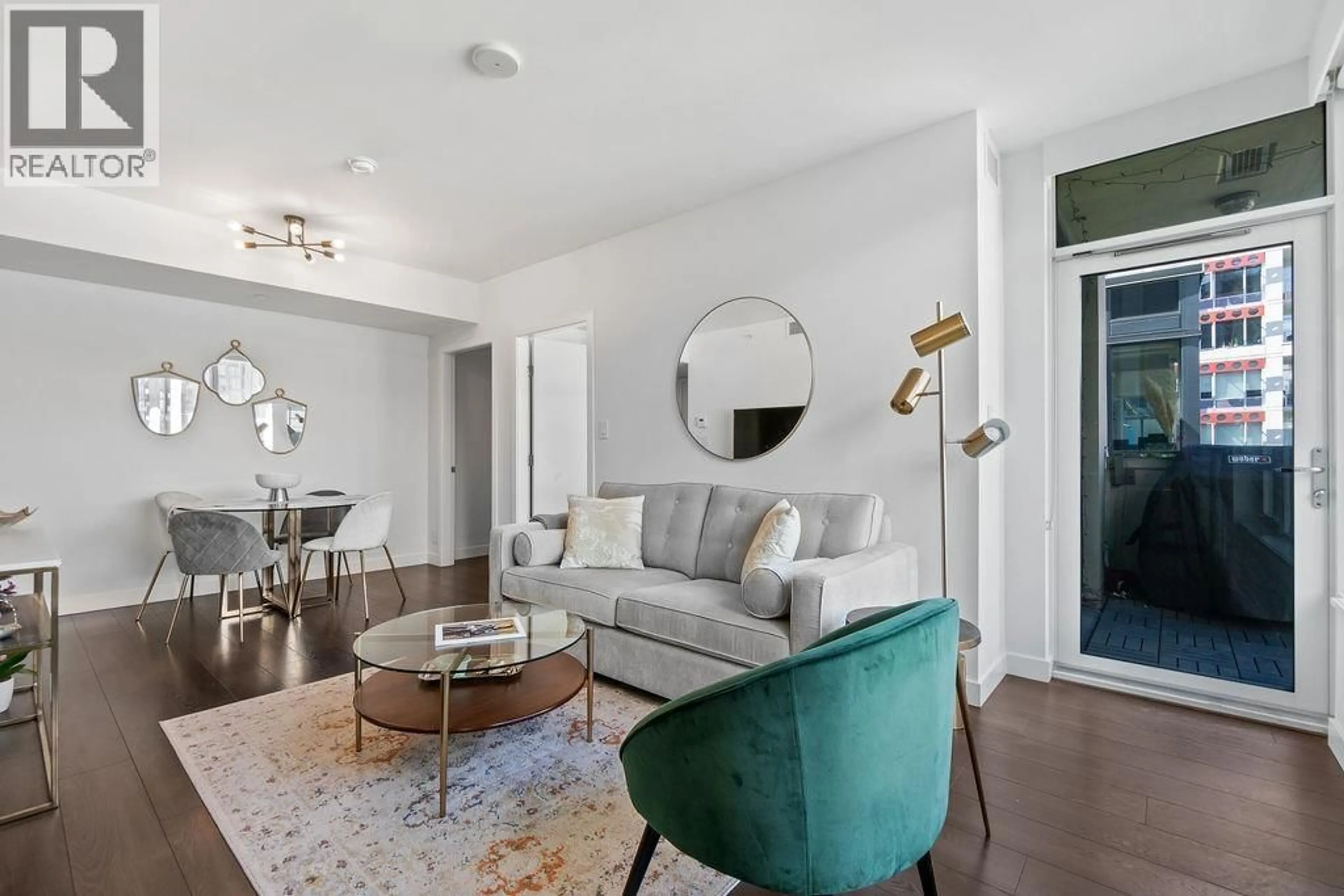 Living room with furniture, unknown for 601 - 161 1ST AVENUE, Vancouver British Columbia V6A0G1