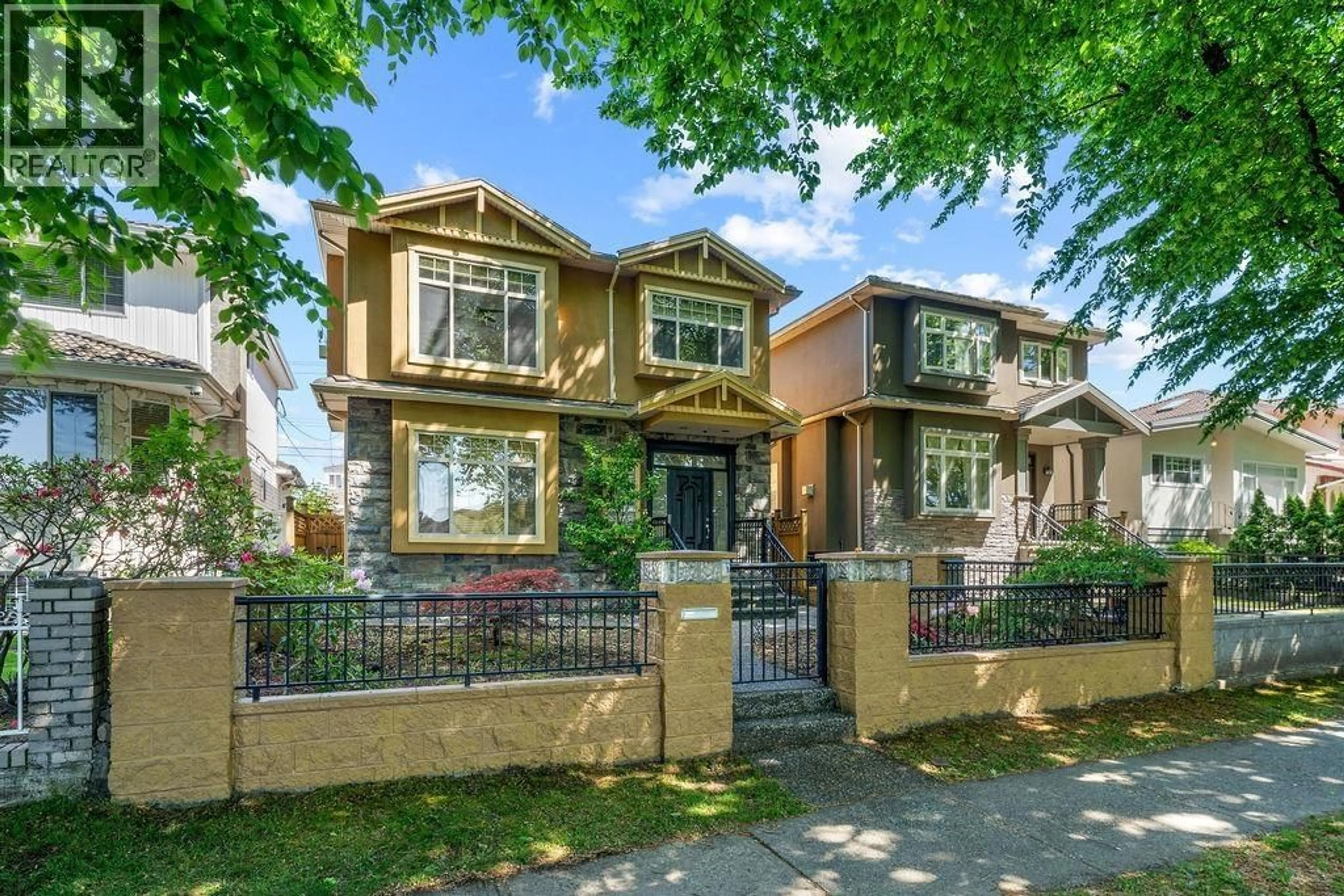 Home with brick exterior material, street for 5388 SHERBROOKE STREET, Vancouver British Columbia V5W3M5