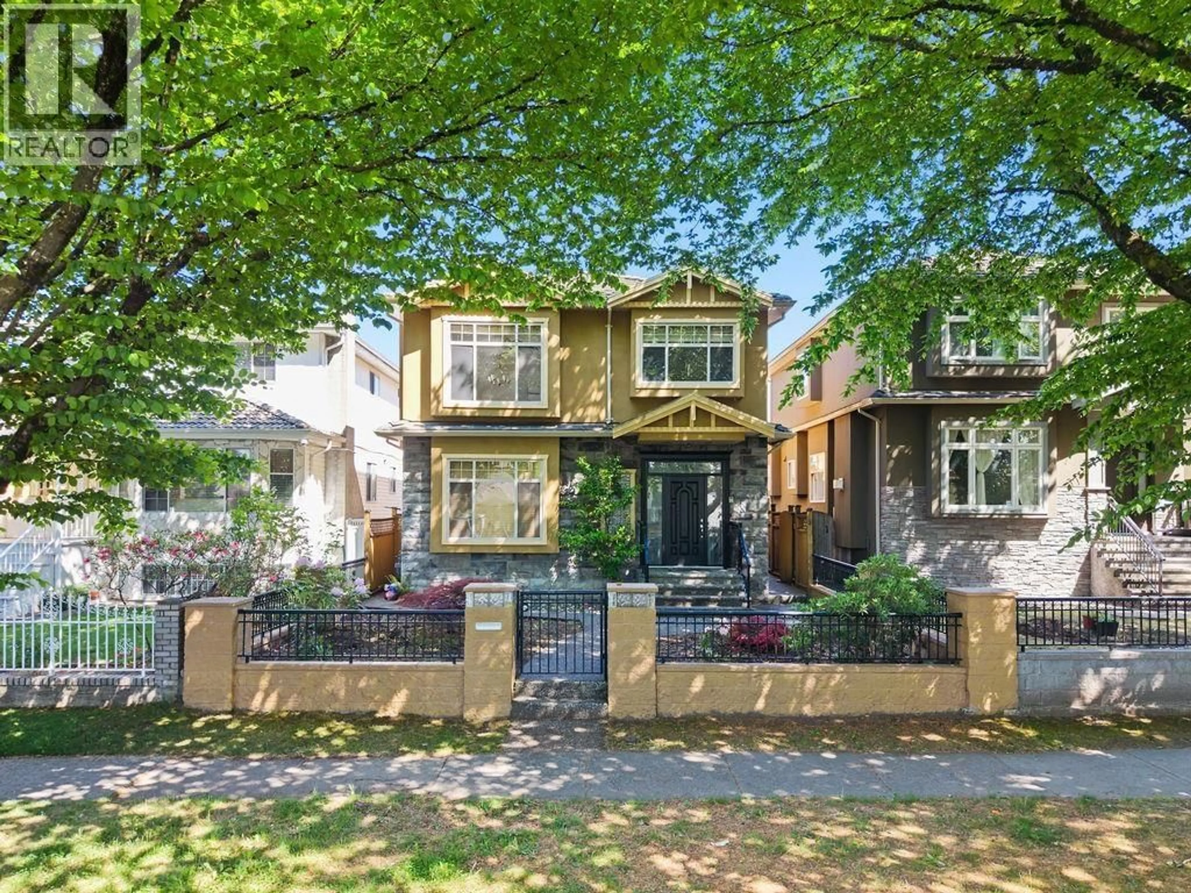 Home with brick exterior material, street for 5388 SHERBROOKE STREET, Vancouver British Columbia V5W3M5