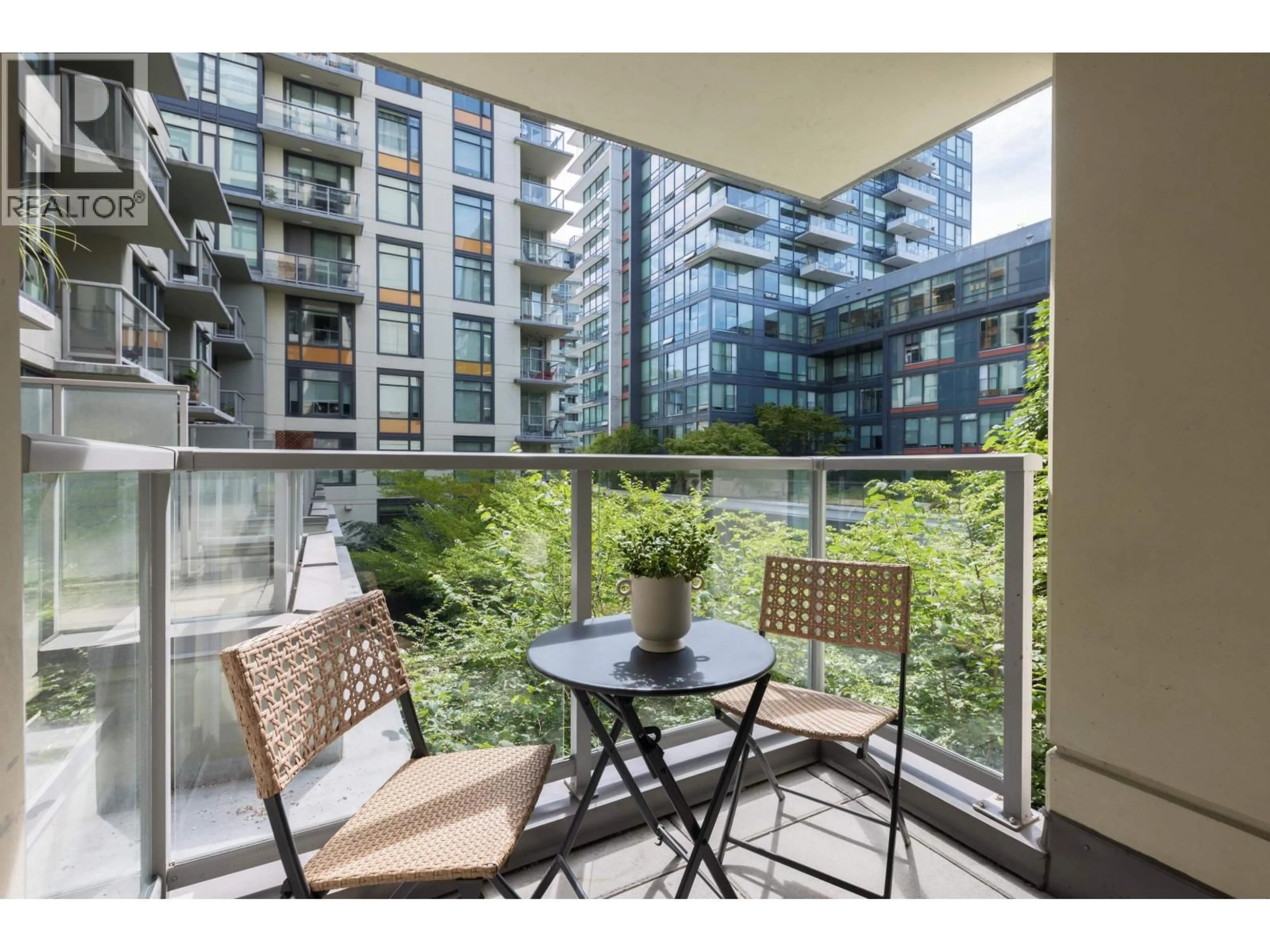 Balcony in the apartment, city buildings view from balcony for 301 - 138 1ST AVENUE, Vancouver British Columbia V5Y0H5