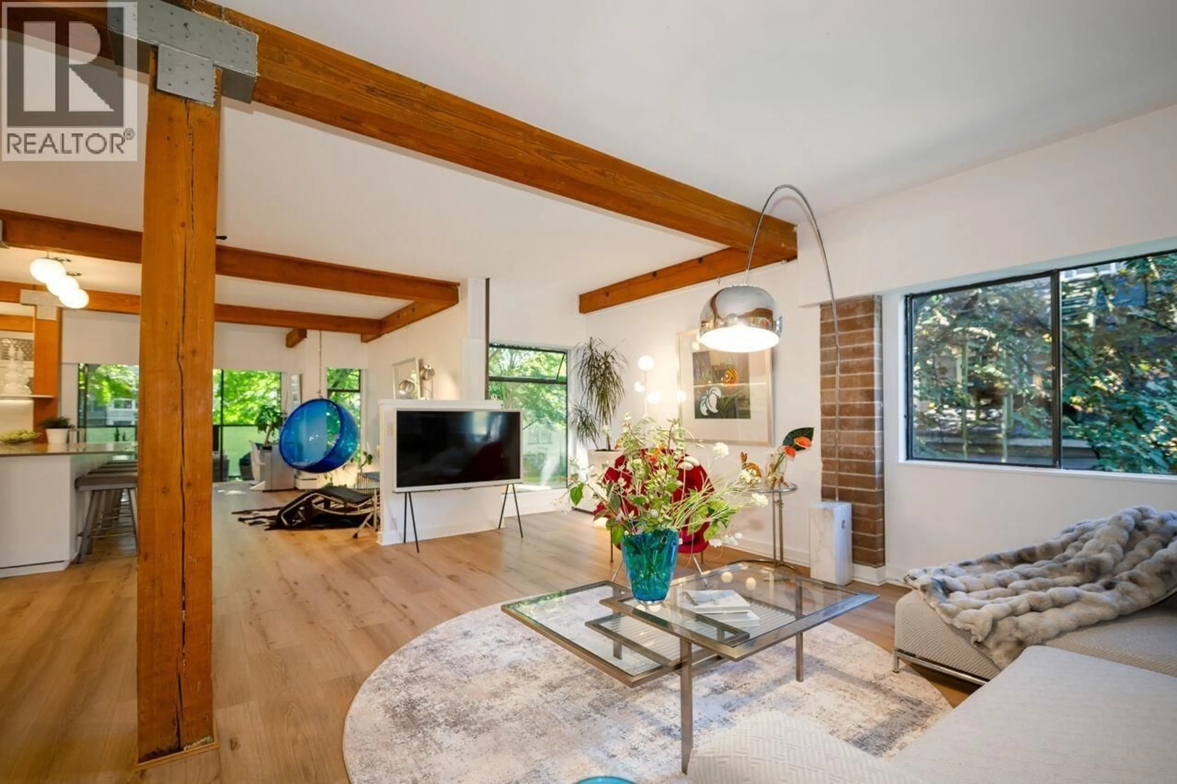 Living room with furniture, unknown for 202 - 1535 NELSON STREET, Vancouver British Columbia V6G1M2