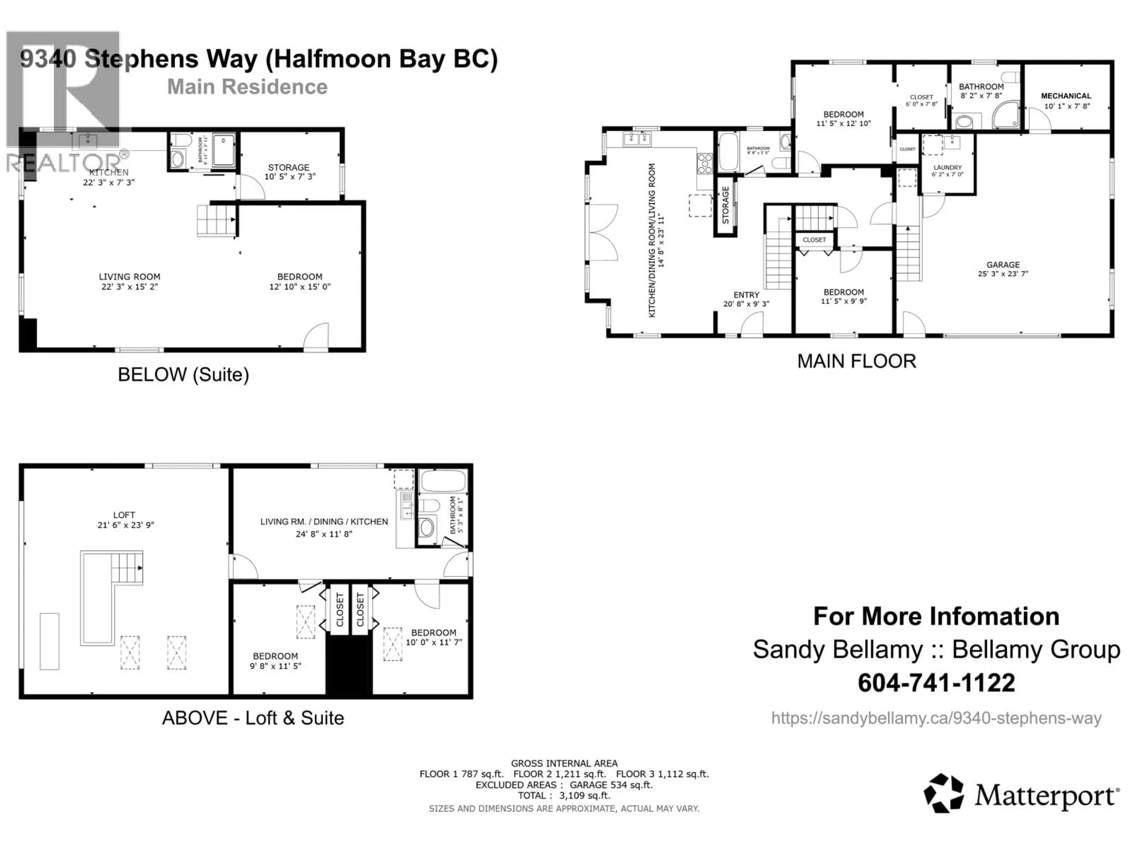 Floor plan for 9340 STEPHENS WAY, Halfmoon Bay British Columbia V7Z1G9